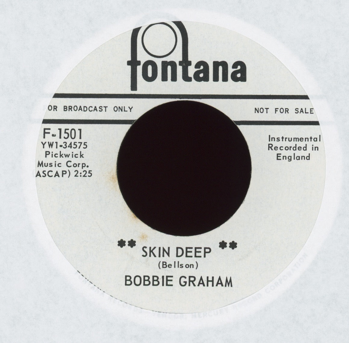 Bobby Graham - Zoom, Widge And Wag on Fontana Promo Jimmy Page