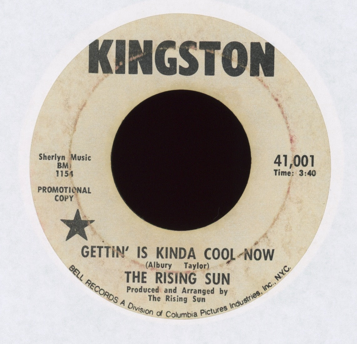 The Rising Sun - Gettin' Is Kinda Cool Now on Kingston Promo