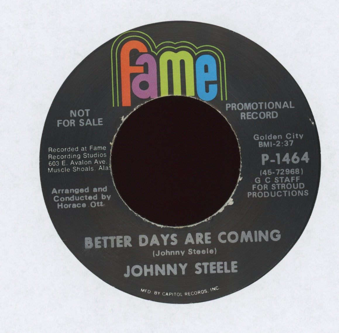 Johnny Steele - Steal Away to Nowhere on Fame Promo