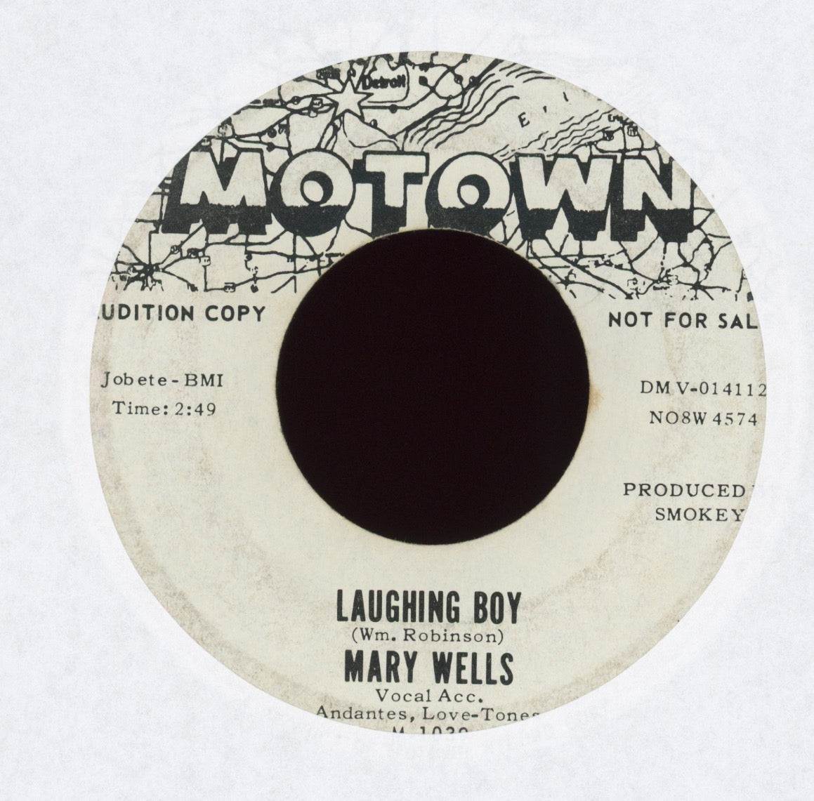 Mary Wells - Laughing Boy on Motown Promo