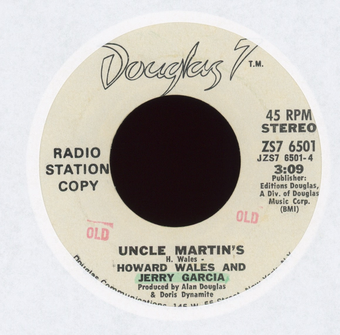 Howard Wales and Jerry Garcia - South Side Strut on Douglas Promo
