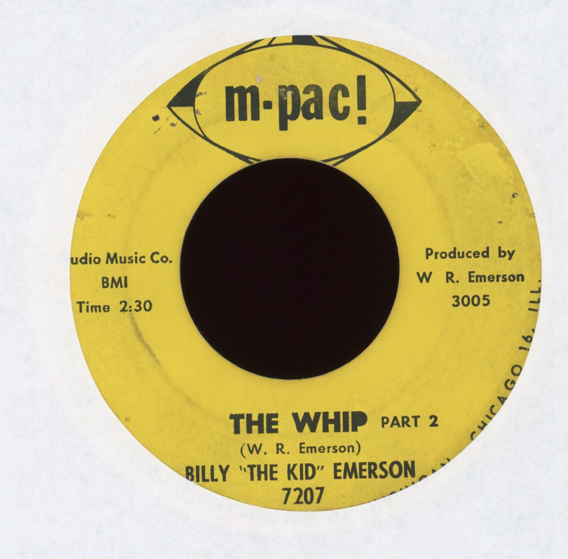 Billy Emerson - The Whip on M-Pac