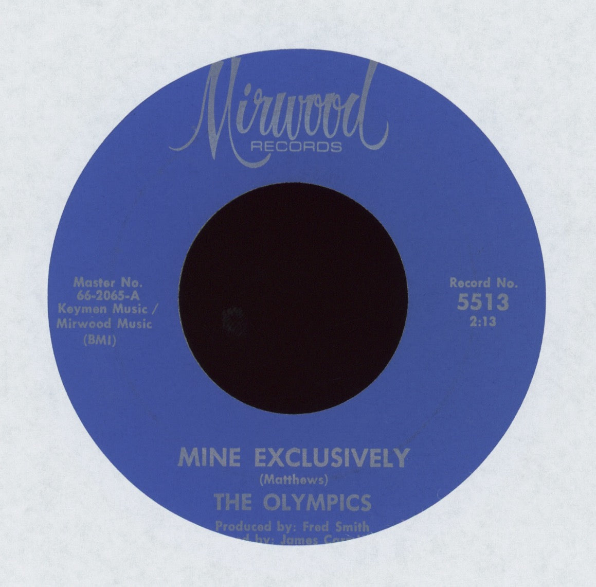 The Olympics - Mine Exclusively on Mirwood
