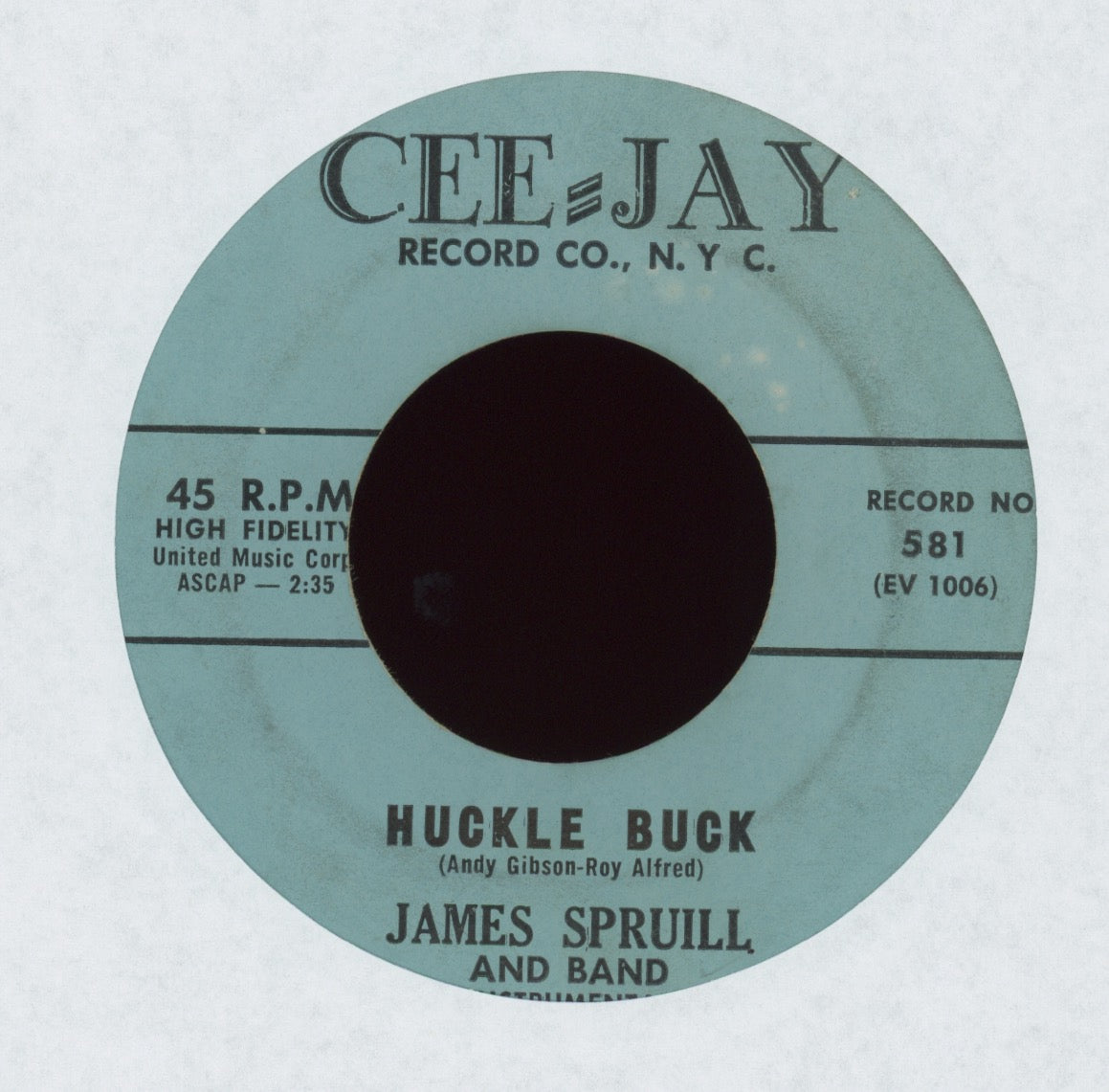 James Spruill And Band - Jumping In on Cee Jay Wild Jimmy Spruill