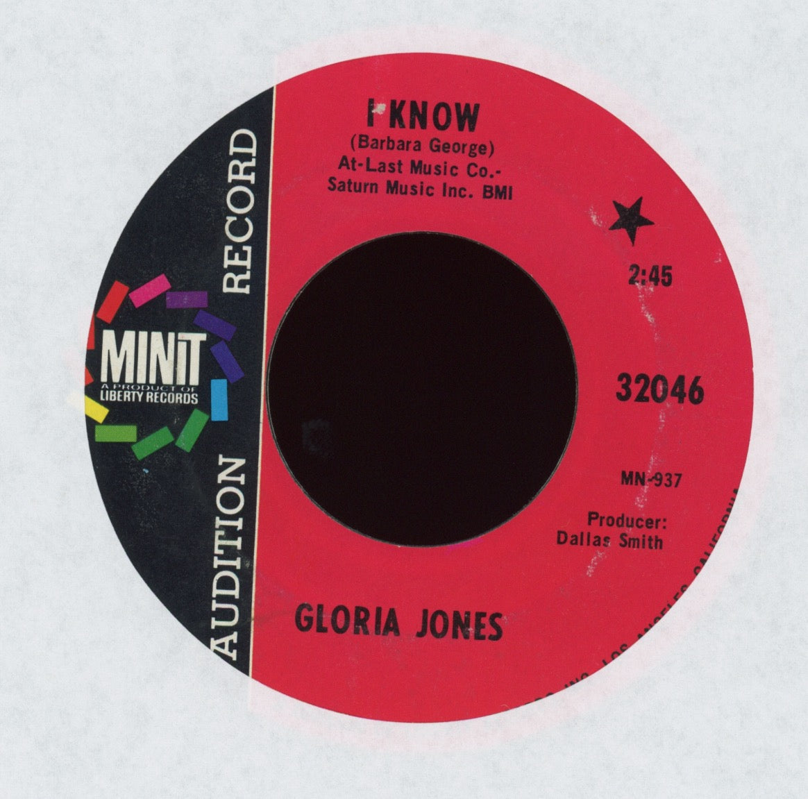 Gloria Jones - What You Want on Minit Promo