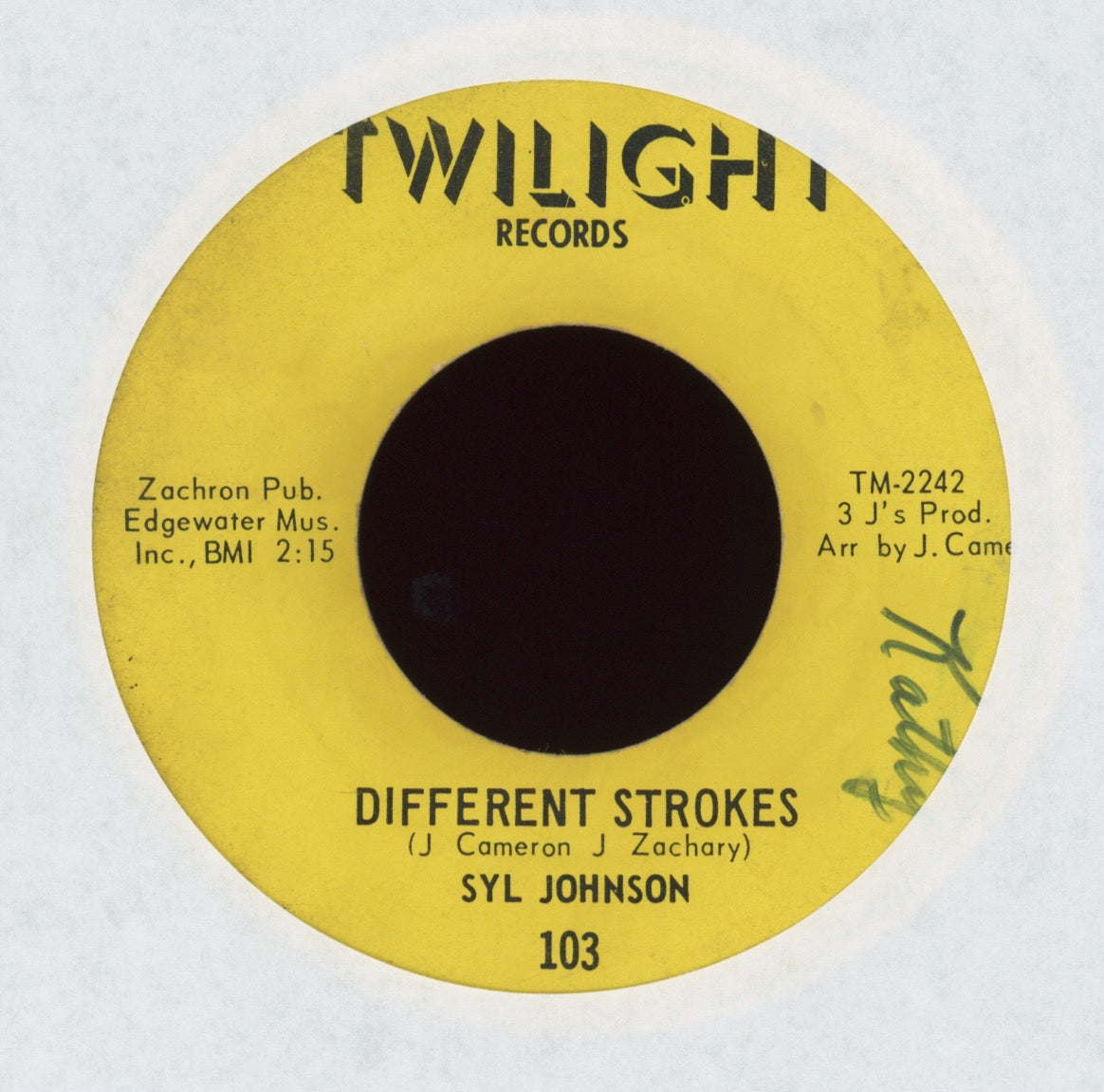 Syl Johnson - Different Strokes on Twinight