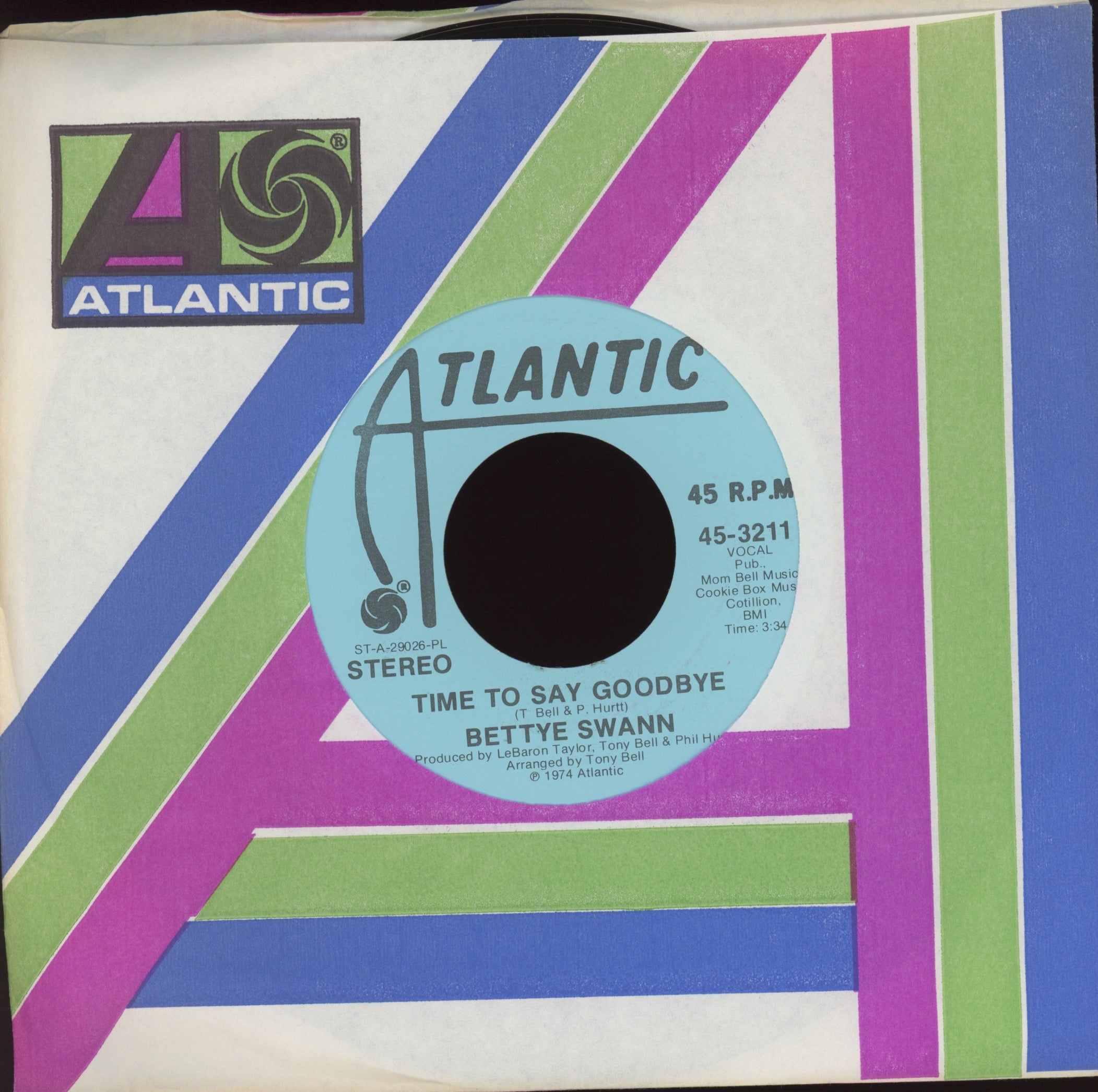 Bettye Swann - Time To Say Goodbye on Atlantic Promo