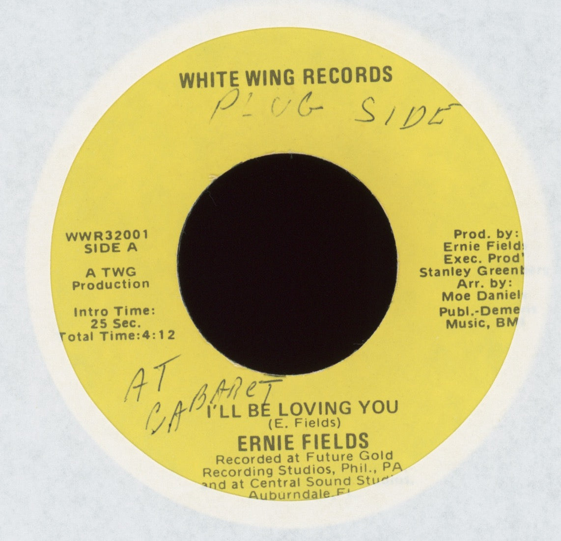 Ernie Fields - "I Heard You" Talking In Your Sleep on White Wing
