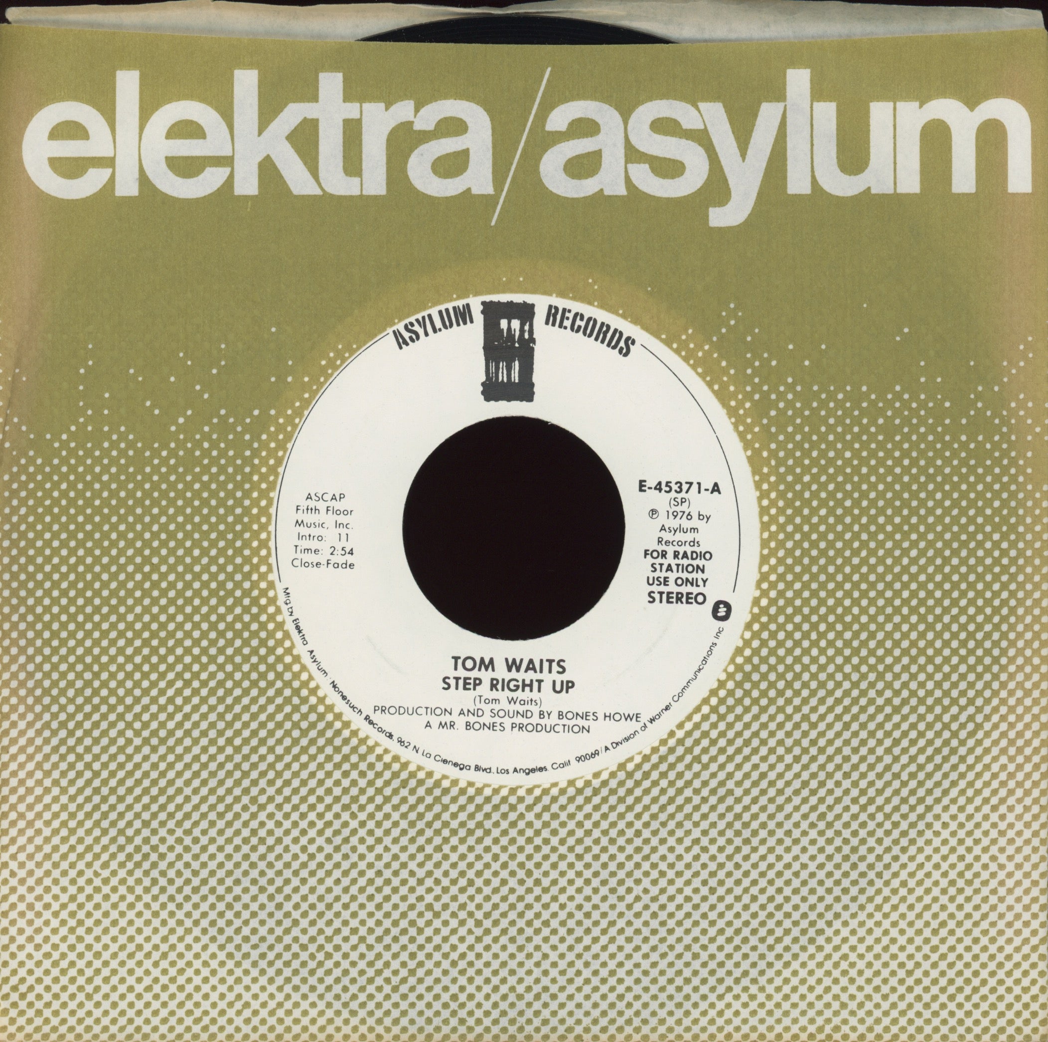 Tom Waits - Step Right Up on Asylum