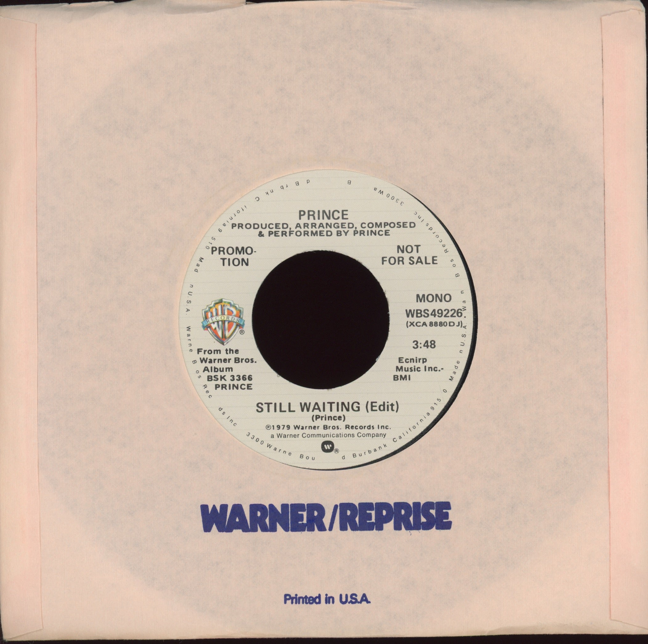 Prince - Still Waiting on Warner Bros Promo