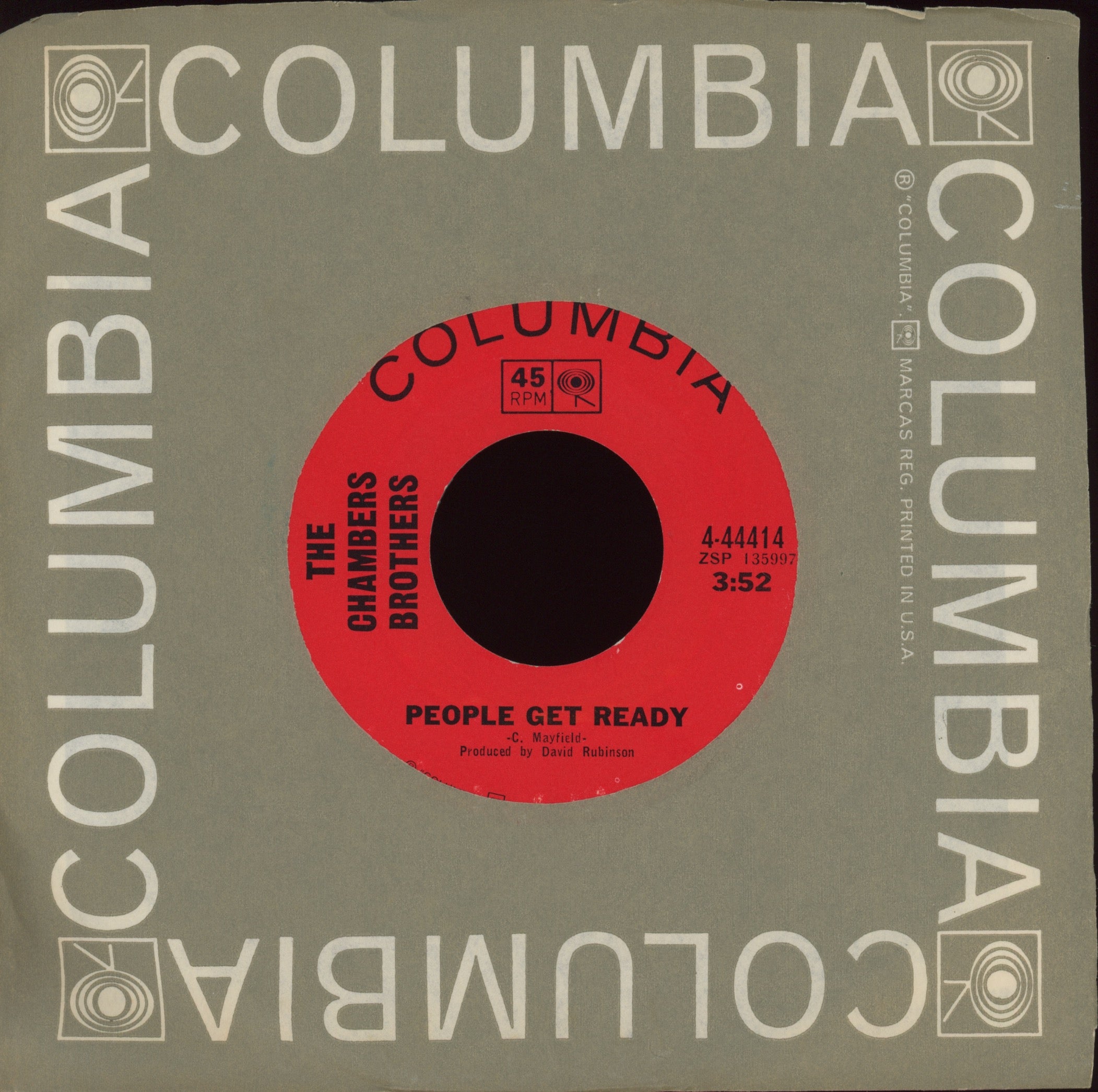 The Chambers Brothers - Time Has Come Today on Columbia