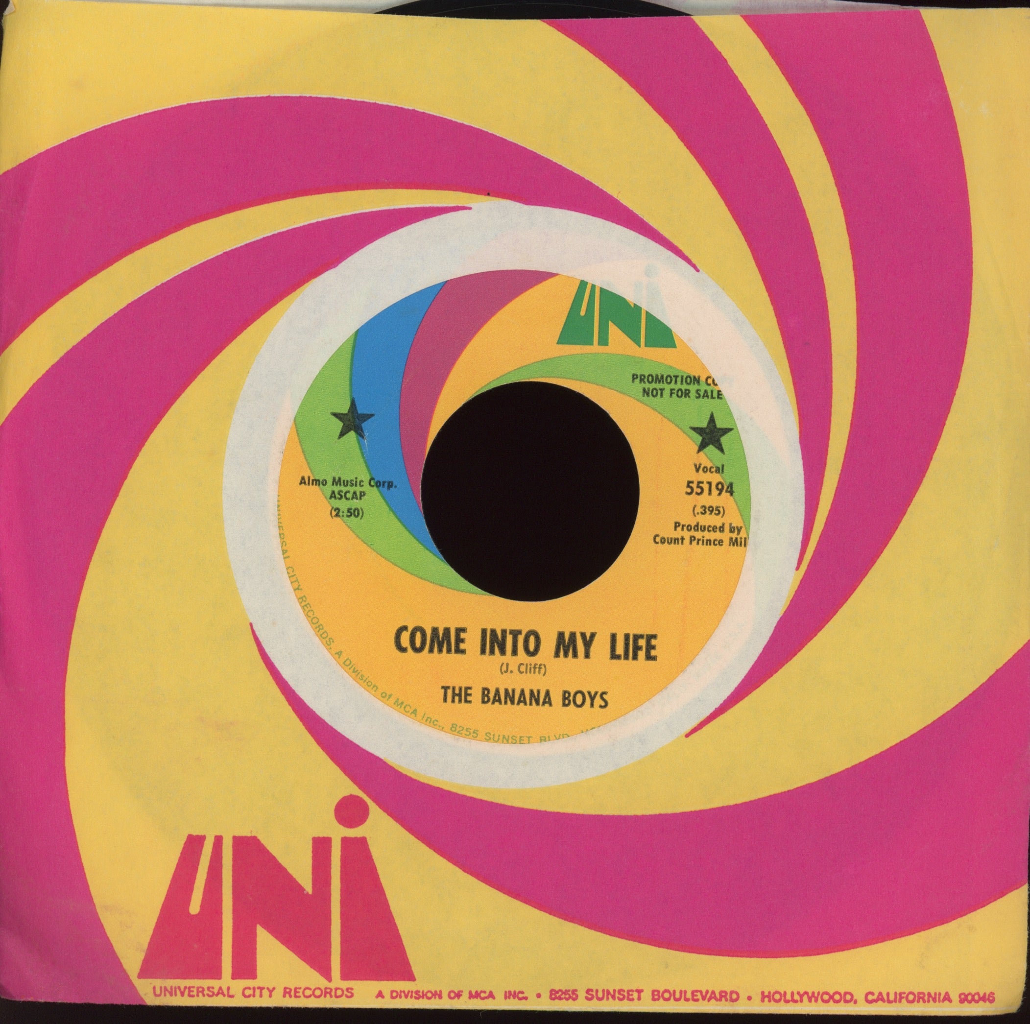 Banana Boys - Come Into My Life on Uni Promo