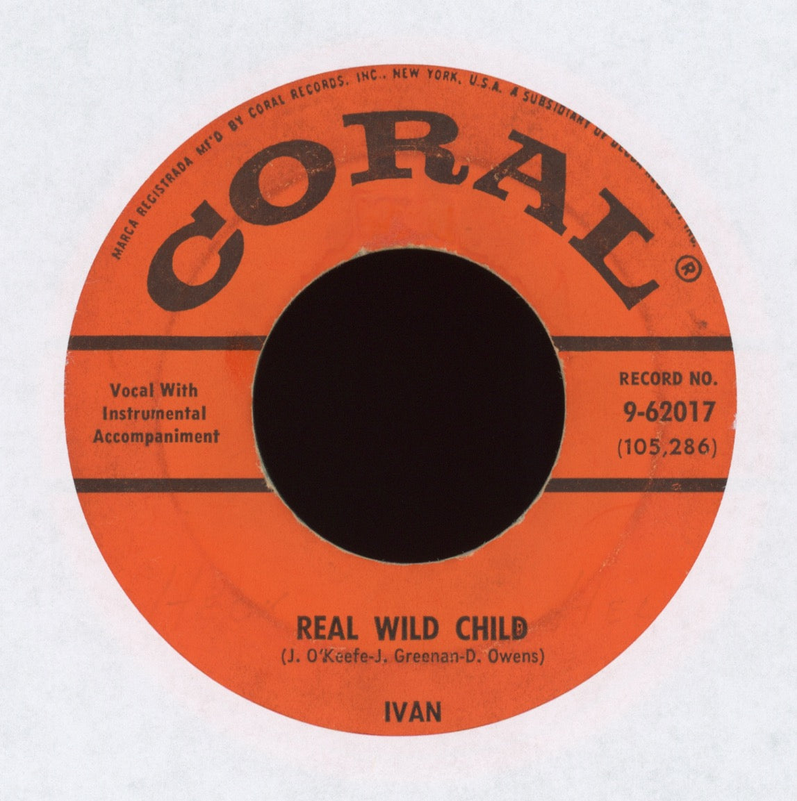 Ivan - Real Wild Child on Coral