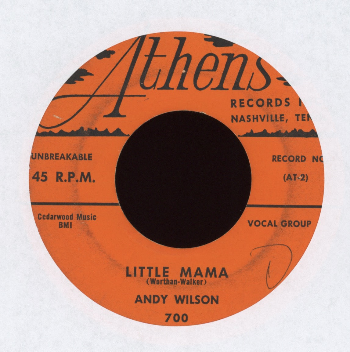 Andy Wilson - Little Mama on Athens