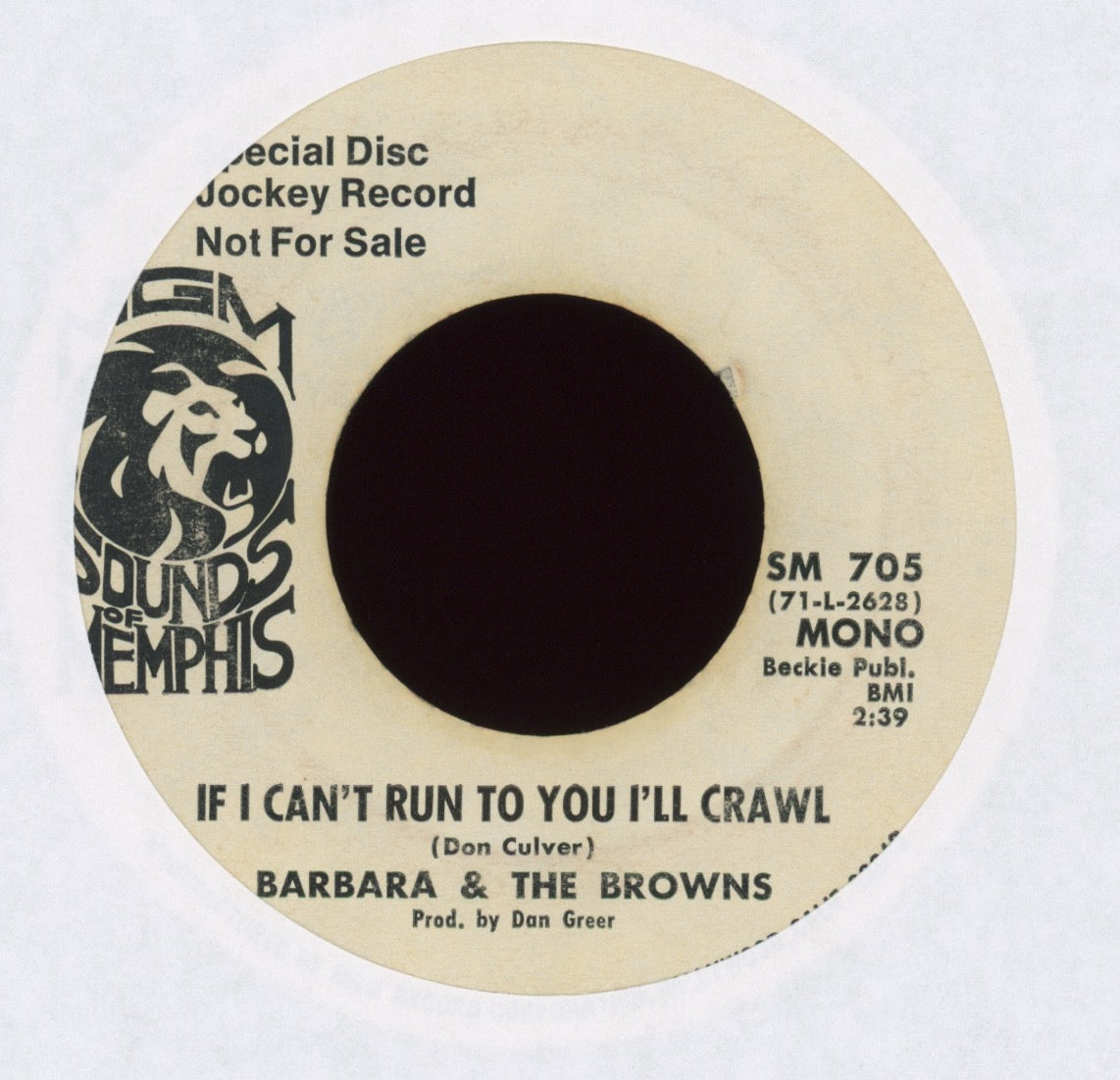 Barbara & The Browns - You Don't Love Me on Sounds of Memphis Promo