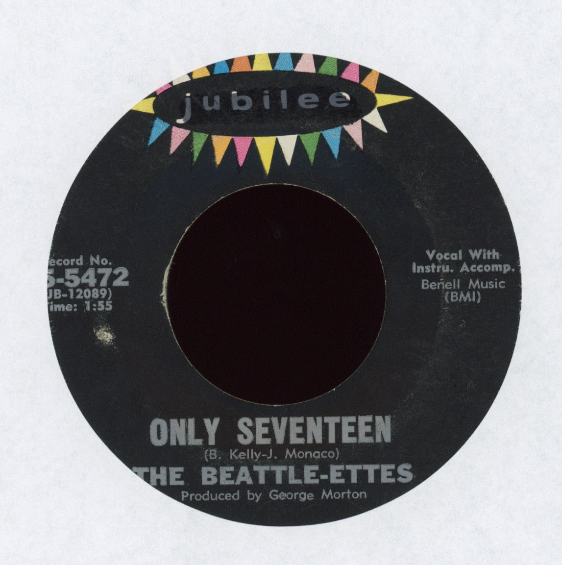 The Beatle-Ettes - Only Seventeen on Jubilee