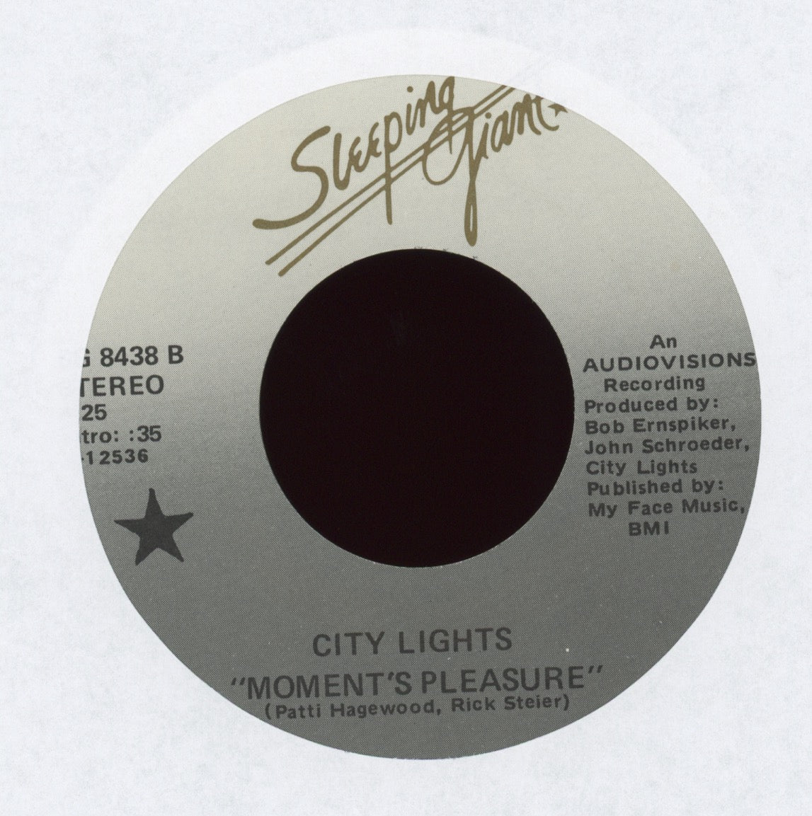City Lights - Hold My Own on Sleeping Giant