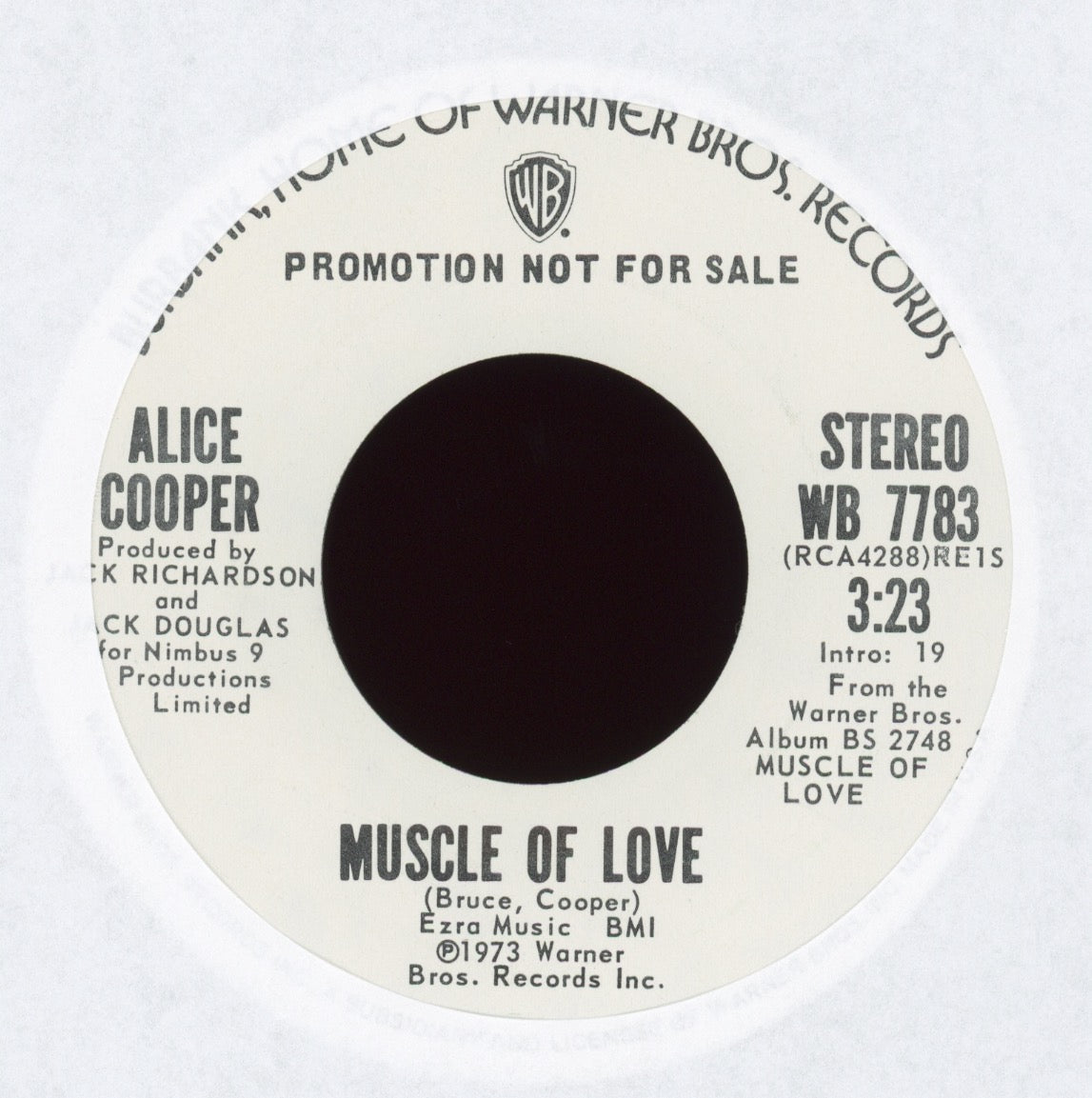 Alice Cooper - Muscle Of Love on Warner Bros Promo