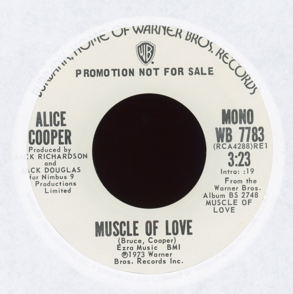 Alice Cooper - Muscle Of Love on Warner Bros Promo