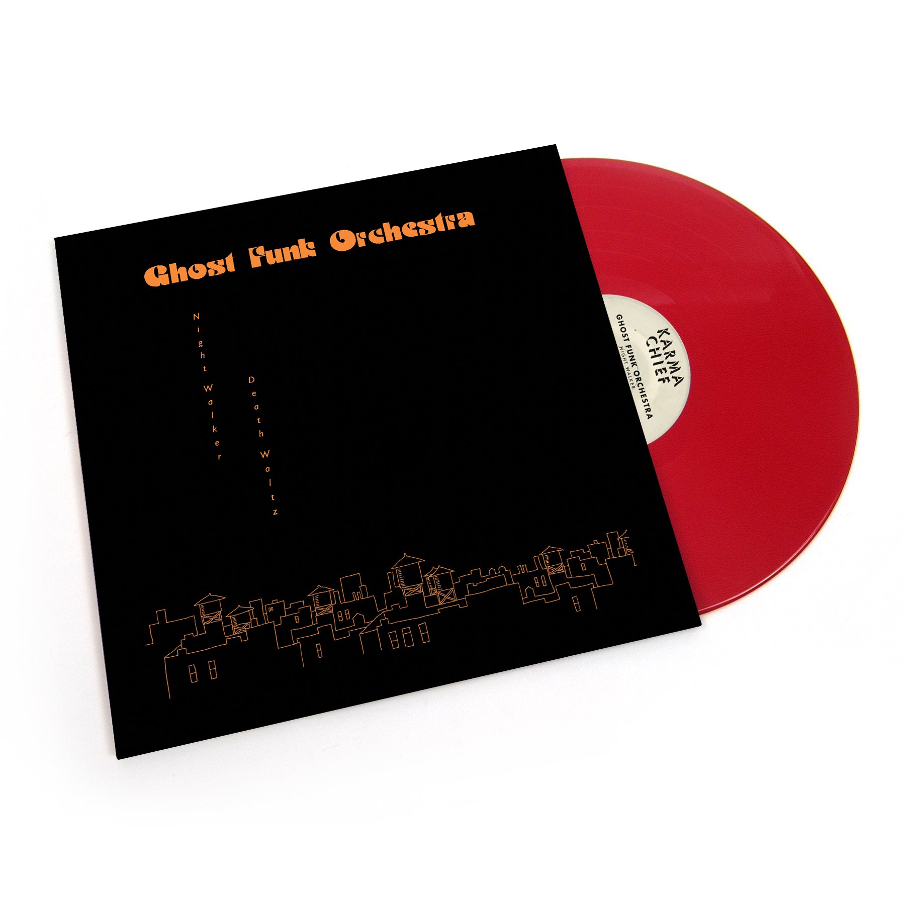 Ghost Funk Orchestra - Night Walker / Death Waltz [Indie-Exclusive Opaque Red Vinyl]