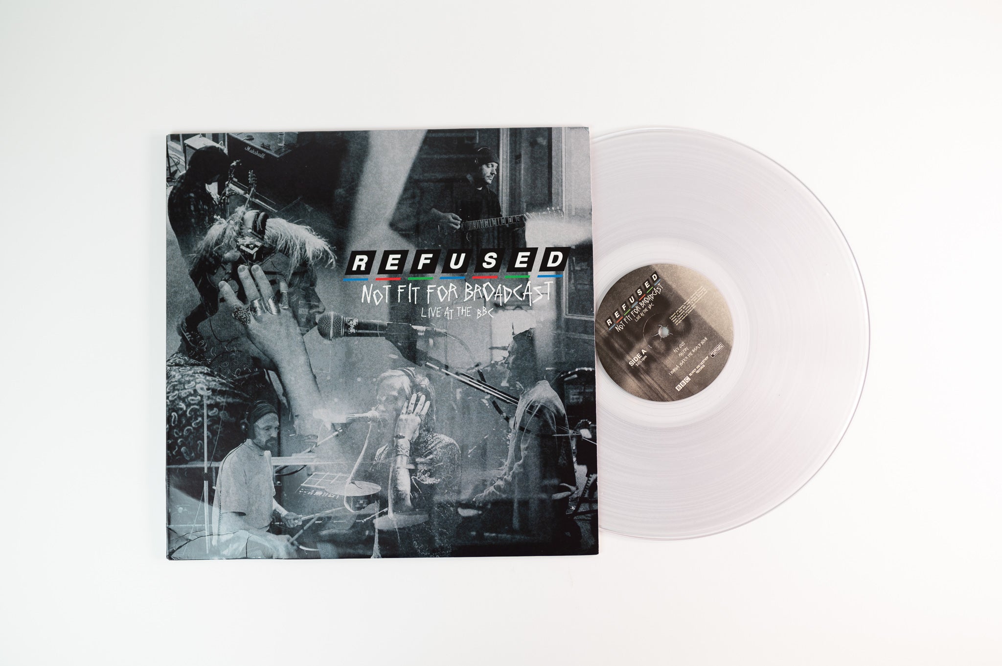 Refused - Not Fit For Broadcast (Live At The BBC) on Search & Destroy Ltd RSD 2020 Clear Vinyl