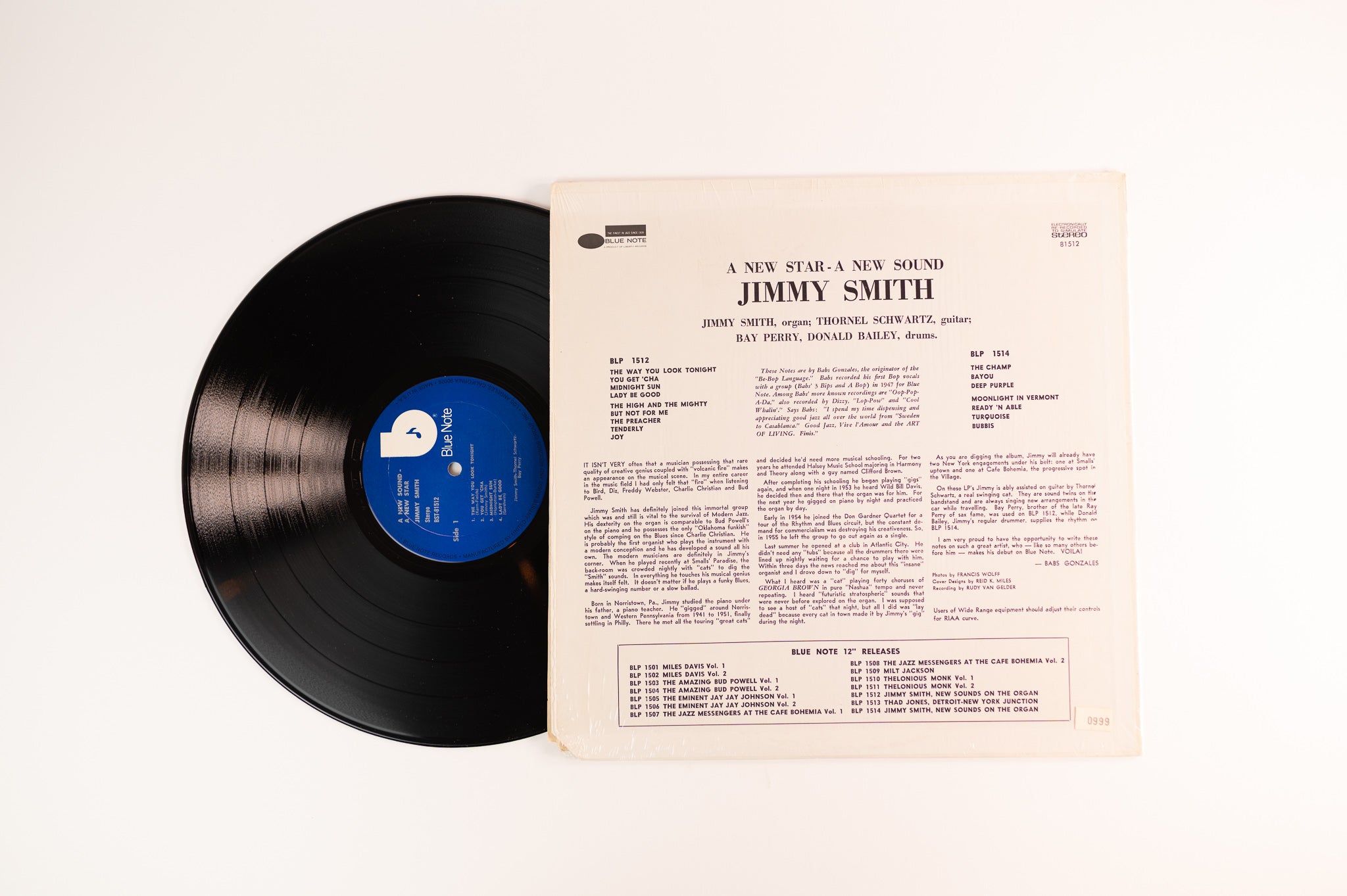 Jimmy Smith - A New Star - A New Sound, Vol. 1 on Blue Note Stereo Reissue