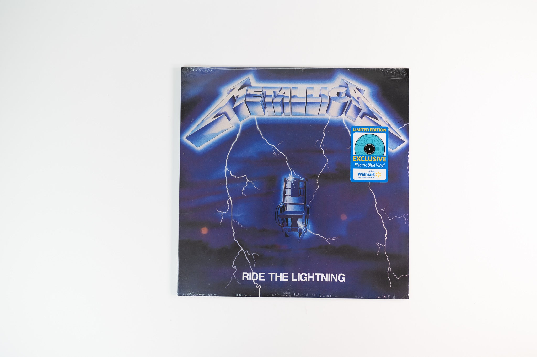 Metallica - Ride The Lightning on Blackened Limited Blue Vinyl Reissue Sealed
