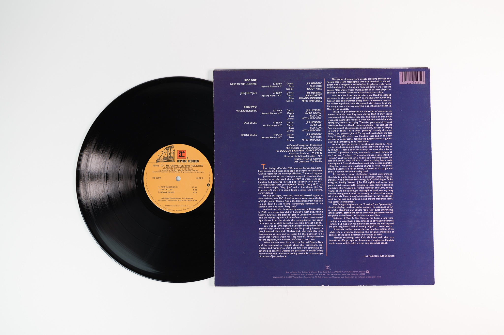 Jimi Hendrix - Nine To The Universe on Reprise