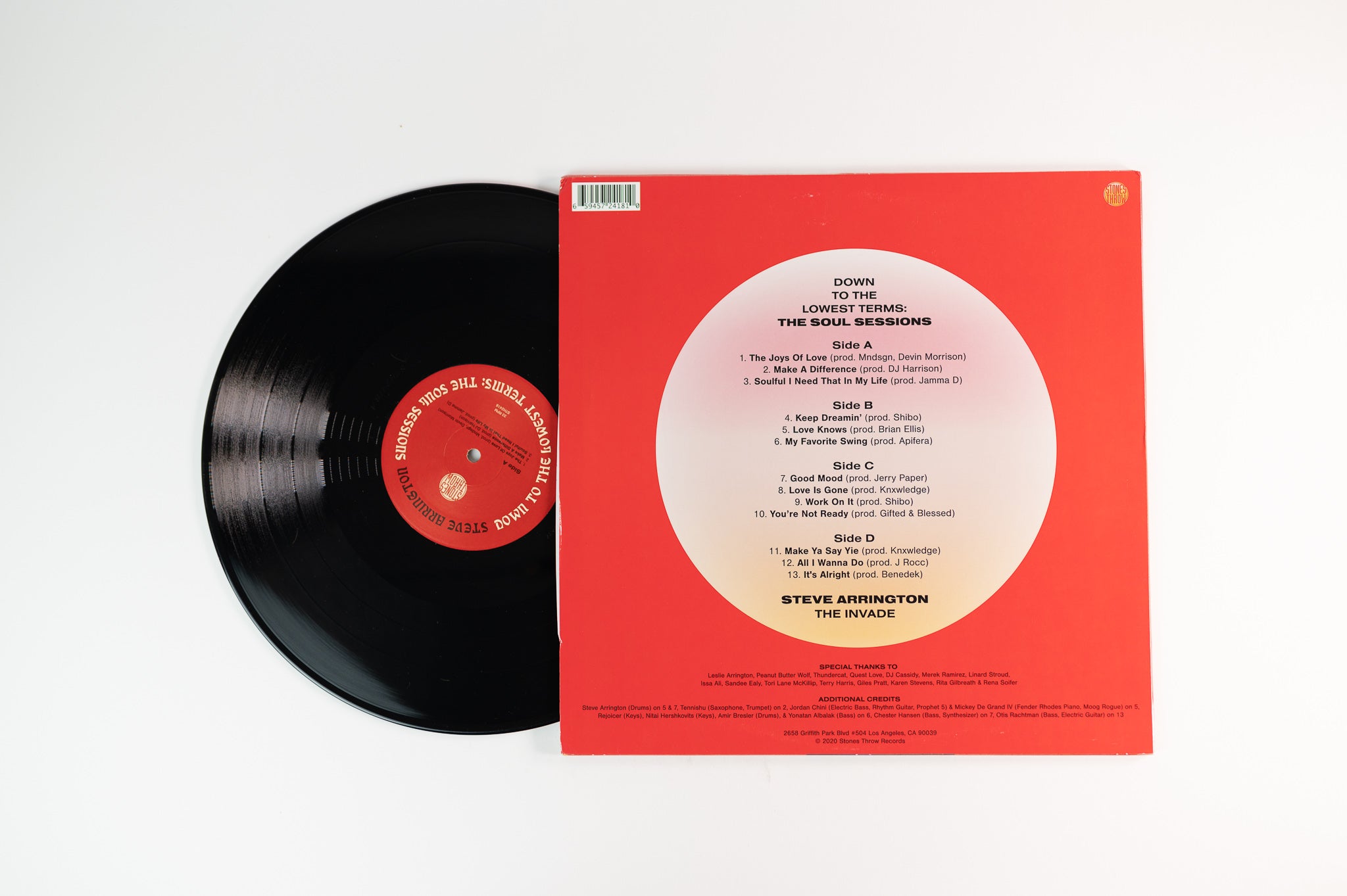 Steve Arrington - Down To The Lowest Terms: The Soul Sessions on Stones Throw