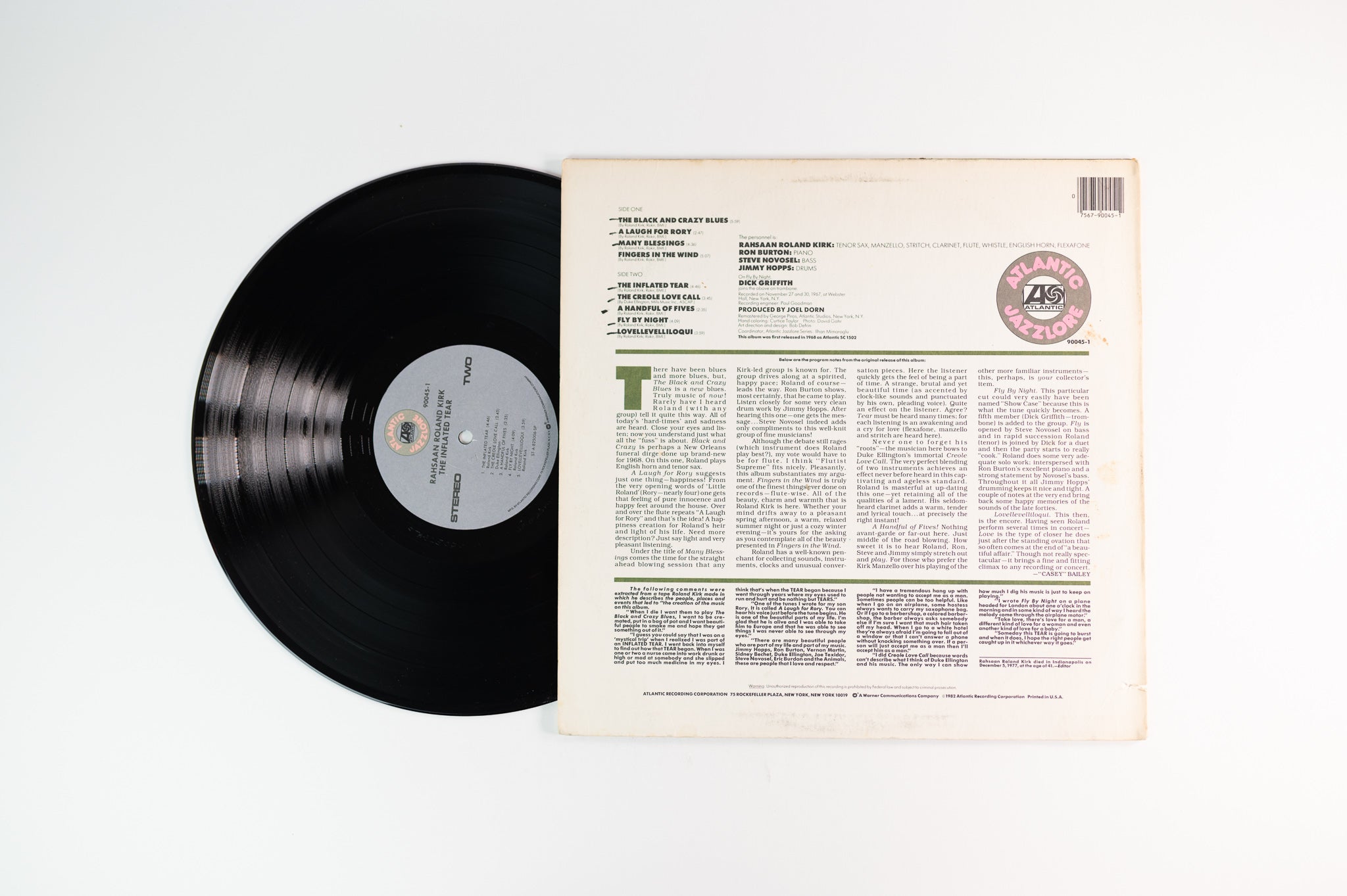 Roland Kirk - The Inflated Tear on Atlantic Reissue