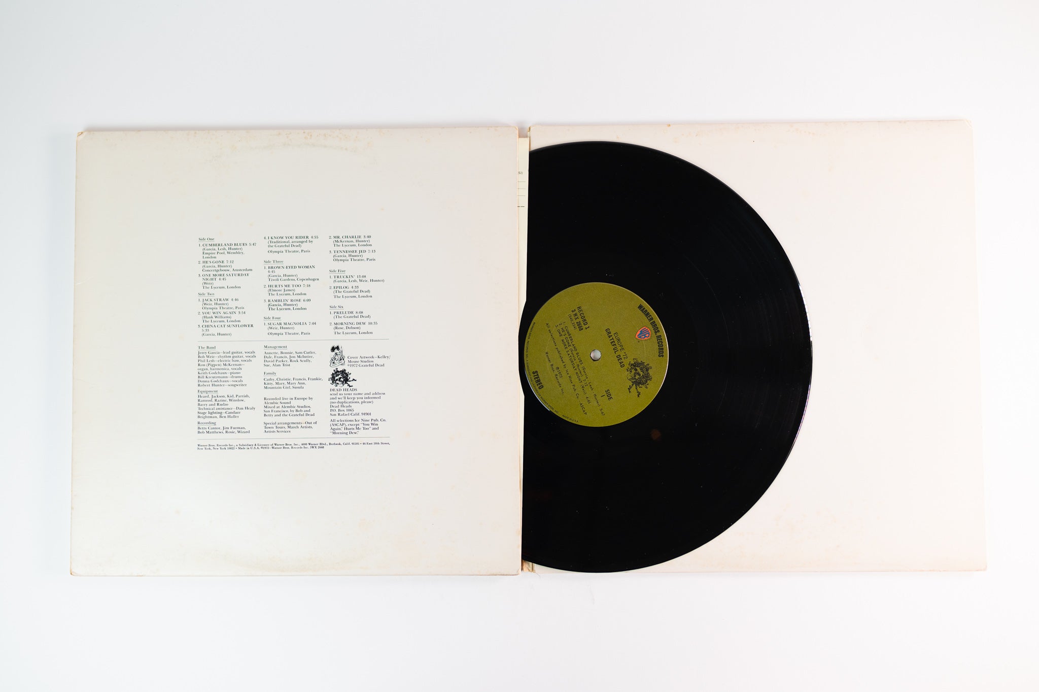The Grateful Dead - Europe '72 on Warner Bros