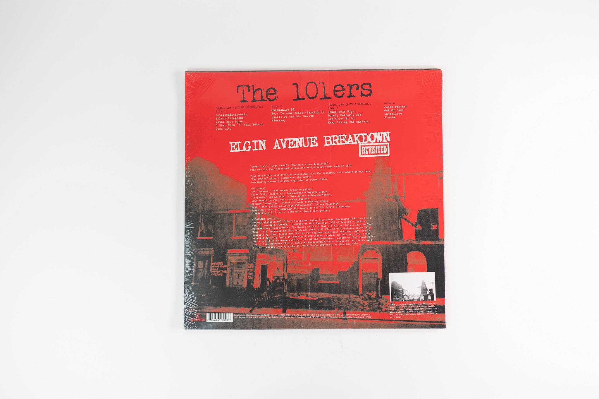 The 101'ers - Elgin Avenue Breakdown Revisited on Adalucia Ltd Red Vinyl RSD 2015 Sealed