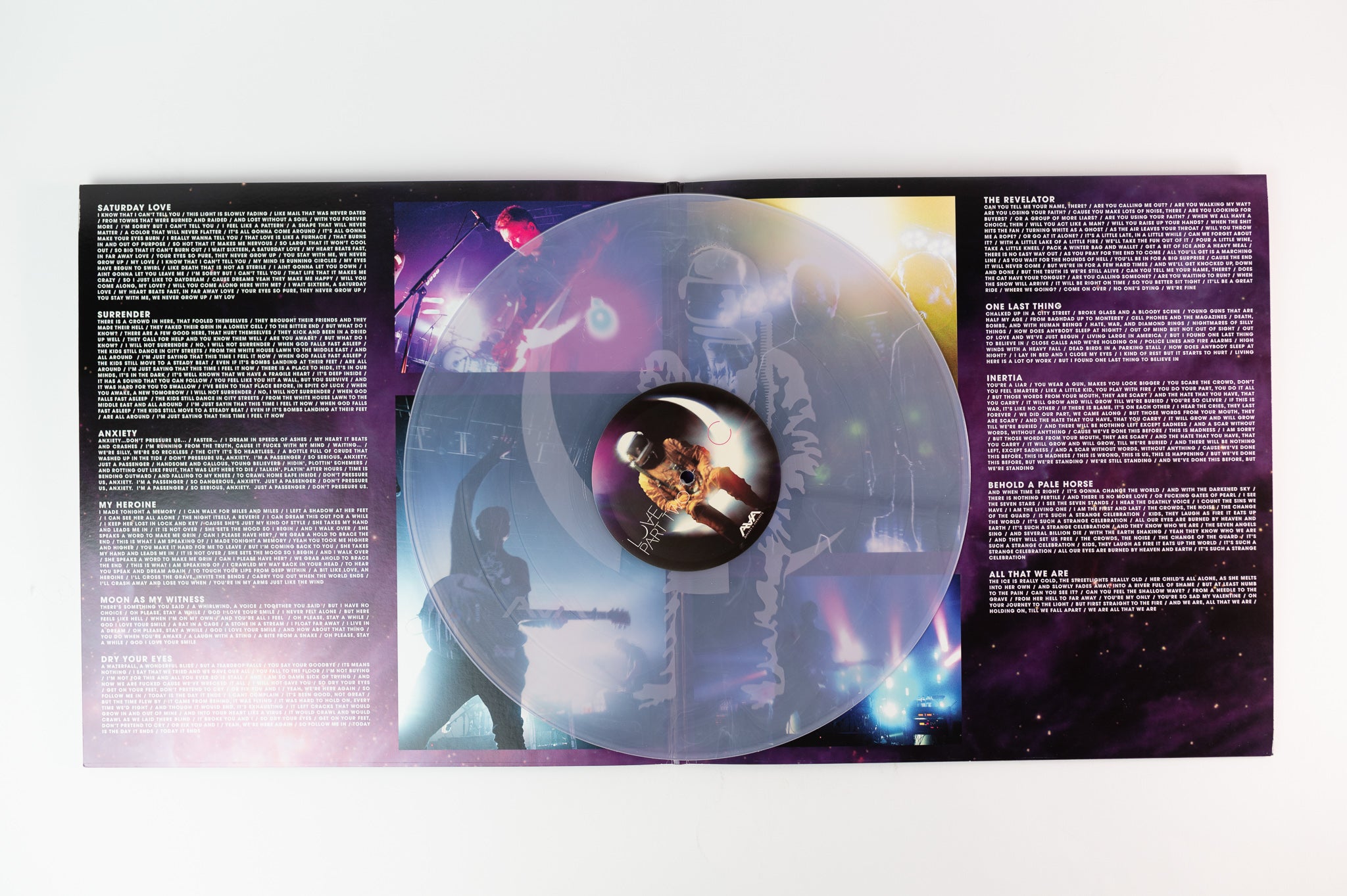 Angels & Airwaves - Love Album Parts One & Two on SRC Vinyl - Green & Purple Vinyl