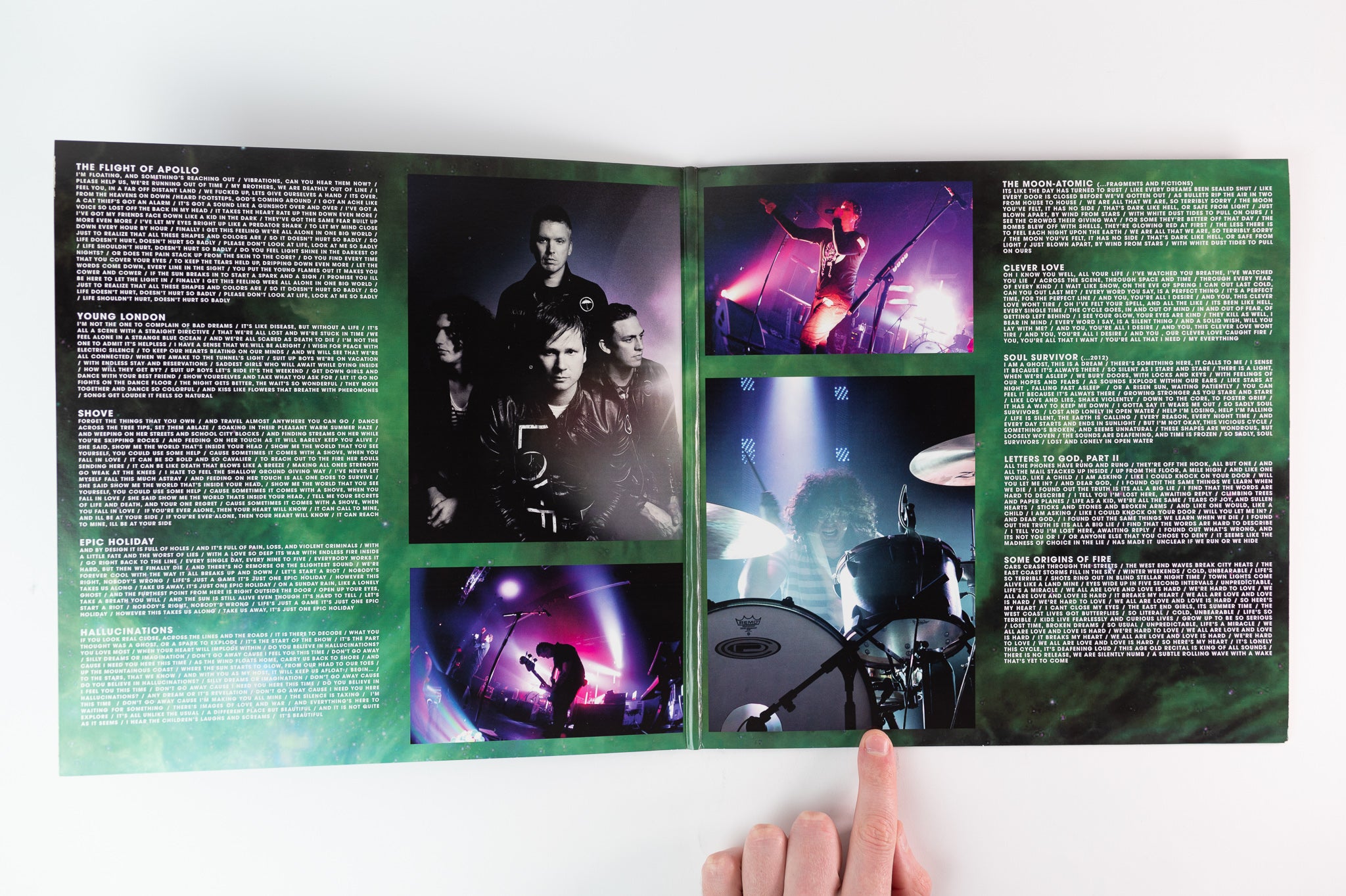 Angels & Airwaves - Love Album Parts One & Two on SRC Vinyl - Green & Purple Vinyl