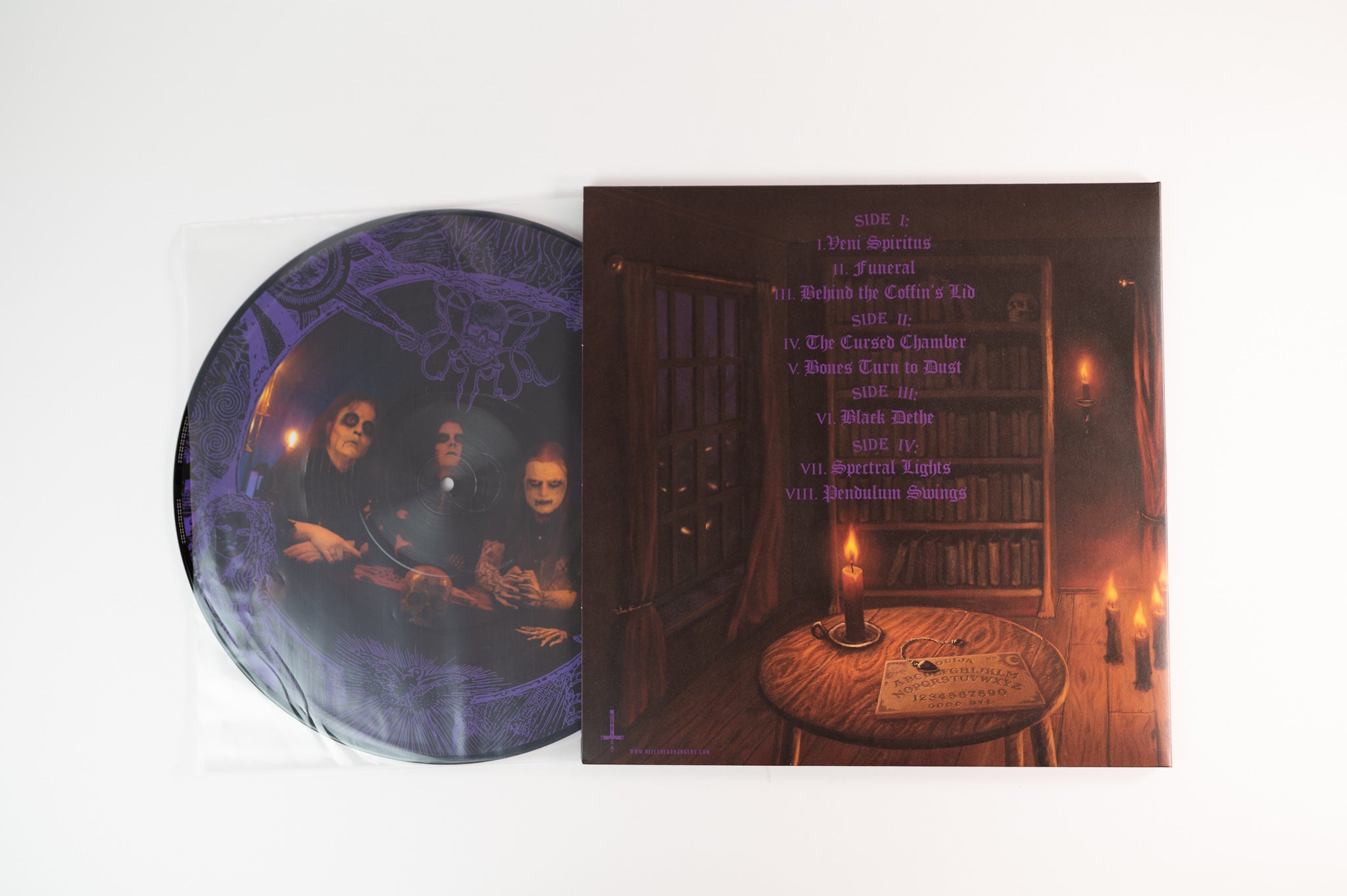 Denial Of God - Death And The Beyond on Hells Headbangers Picture Discs
