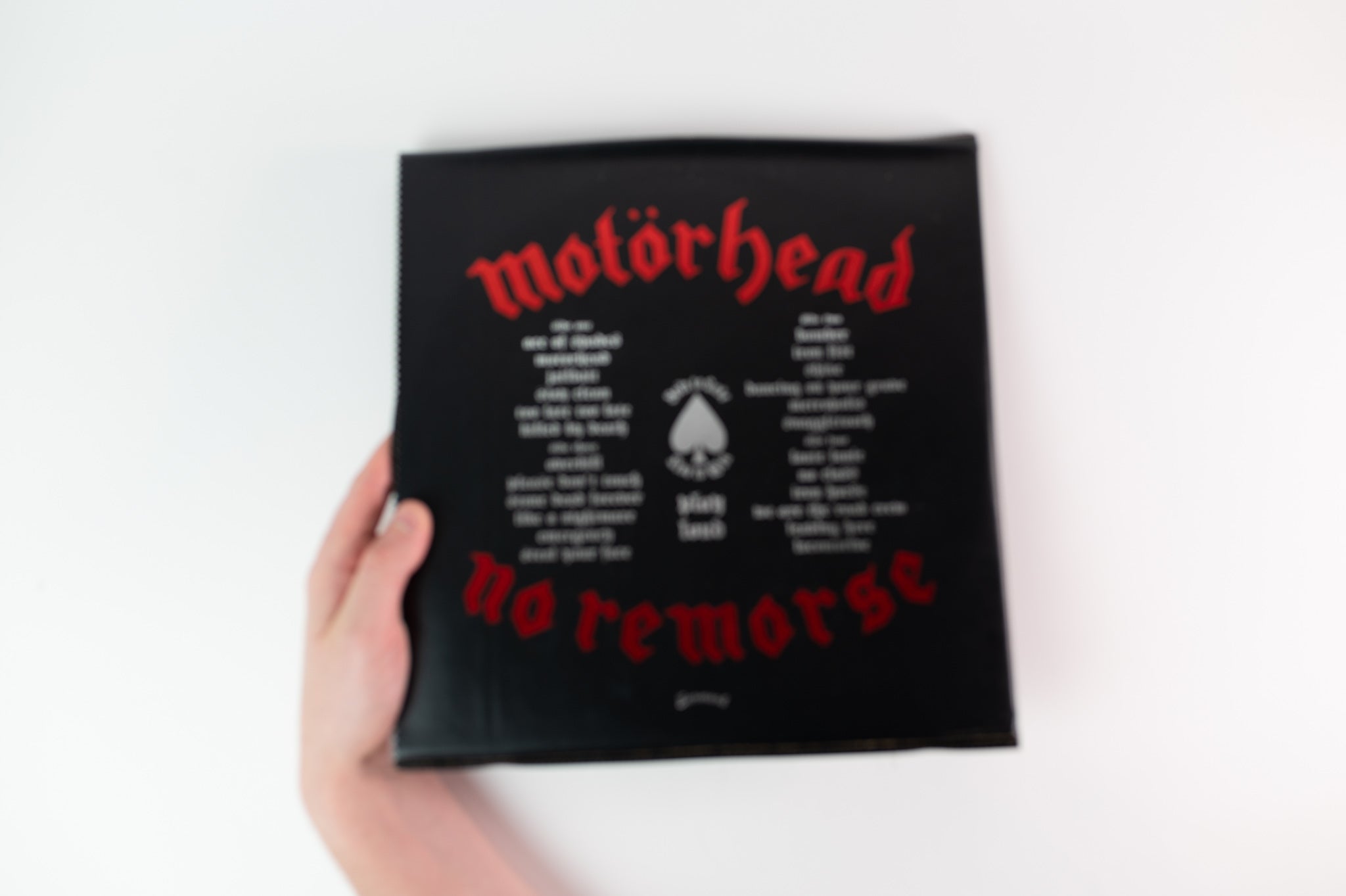 Motörhead - No Remorse on Earmark Leather Cover 2004 Italian Reissue