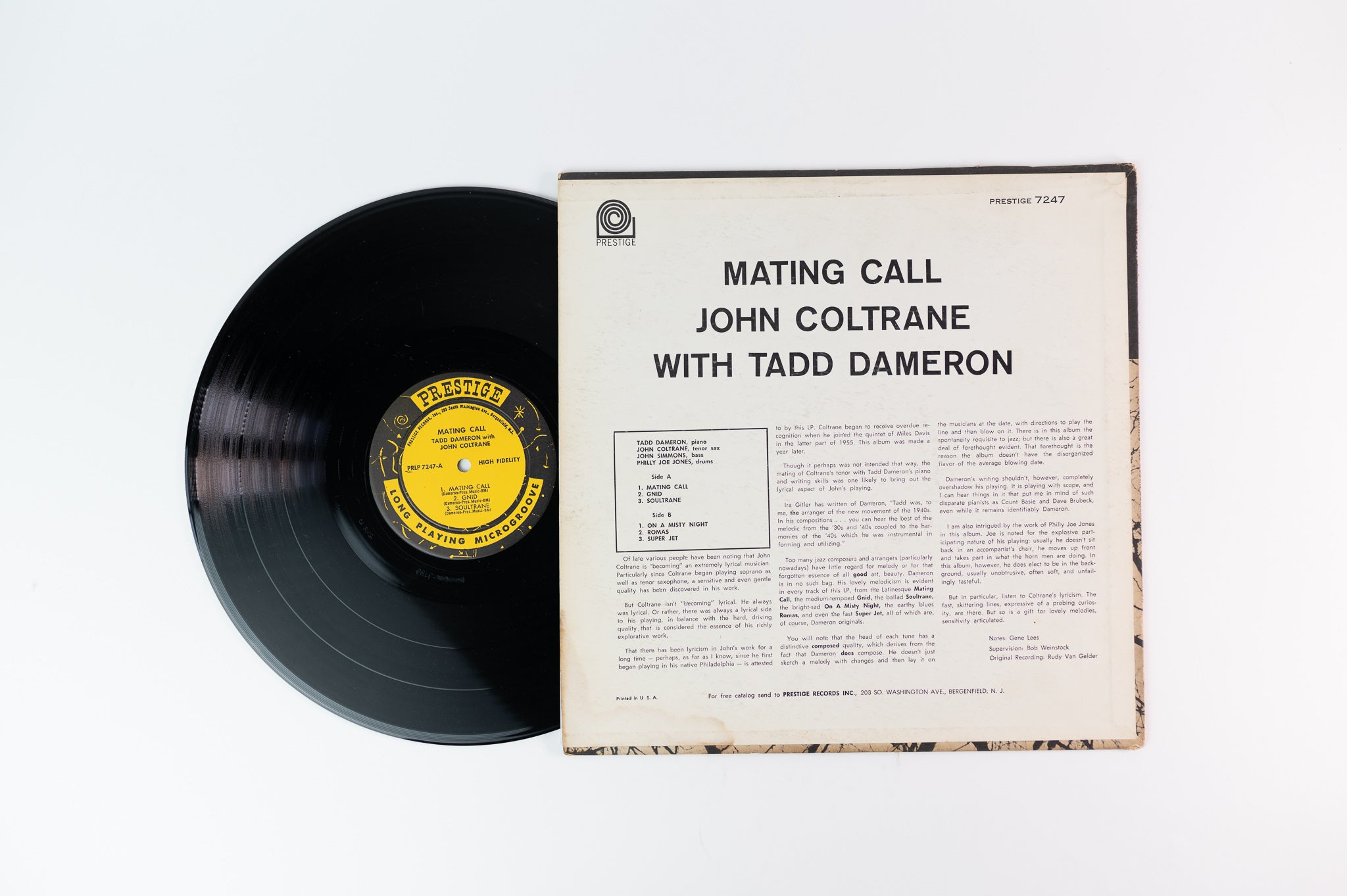 John Coltrane - Mating Call on Prestige 7247 Mono Deep Groove