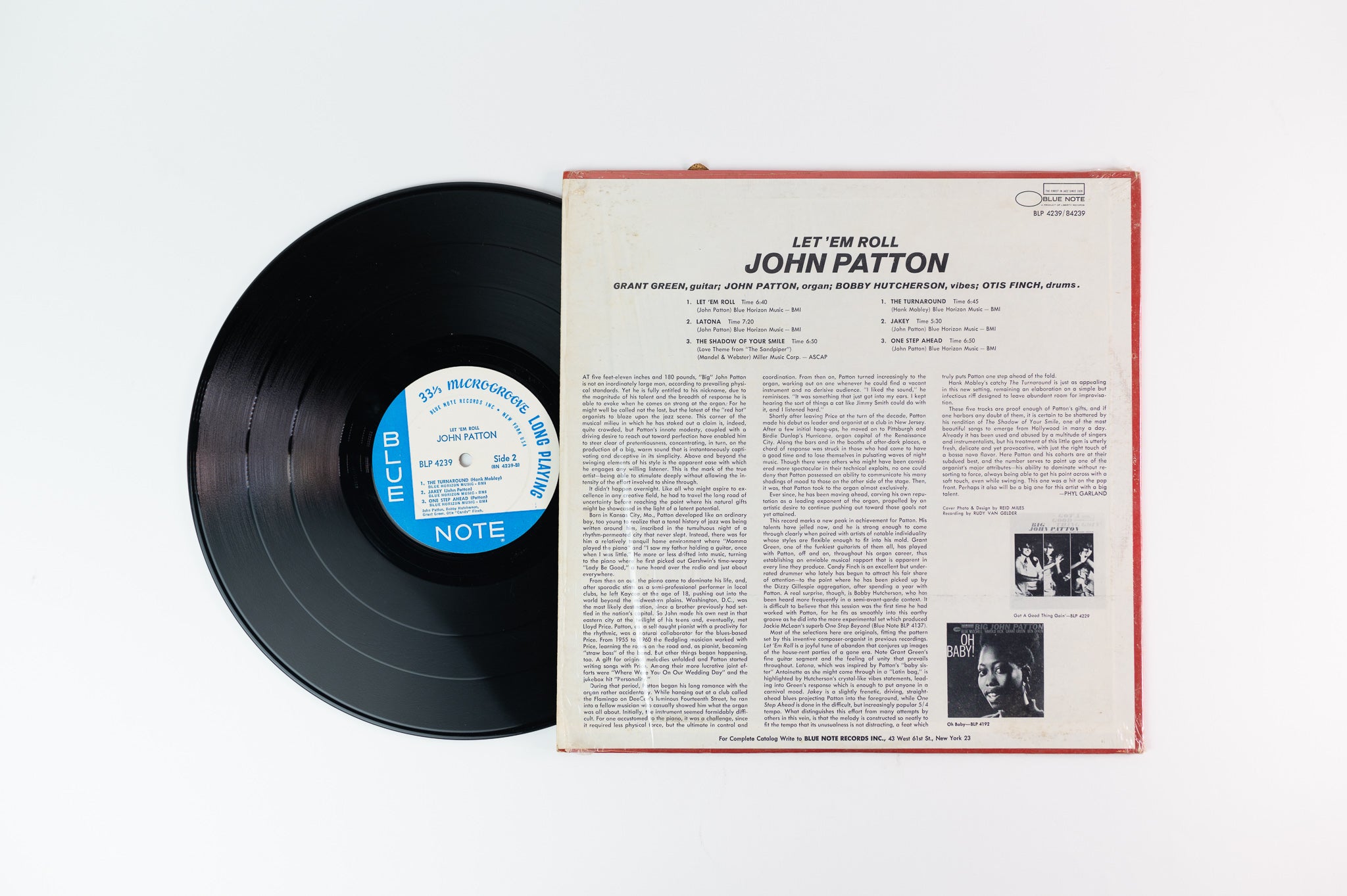 John Patton - Let 'Em Roll on Blue Note BLP 4239 Mono NY