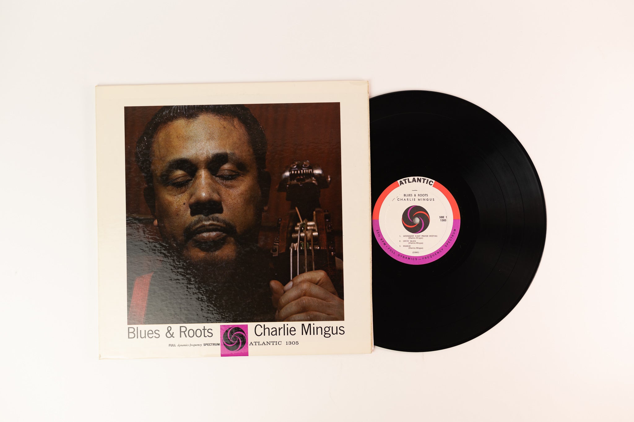 Charles Mingus - Blues & Roots on Atlantic 1305 Mono Bullseye Label
