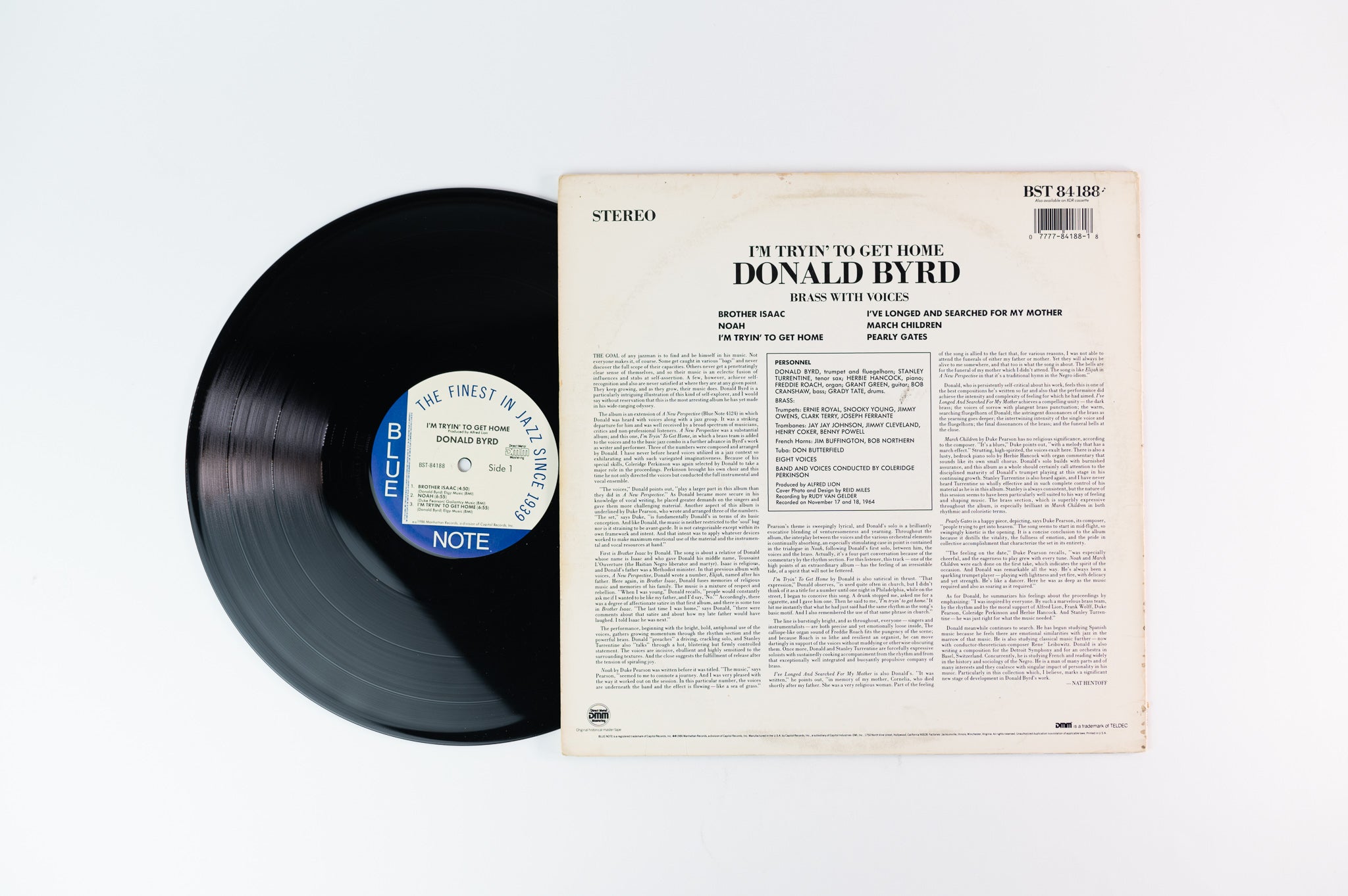 Donald Byrd - I'm Tryin' To Get Home (Brass With Voices) on Blue Note BST 84199 DMM Reissue
