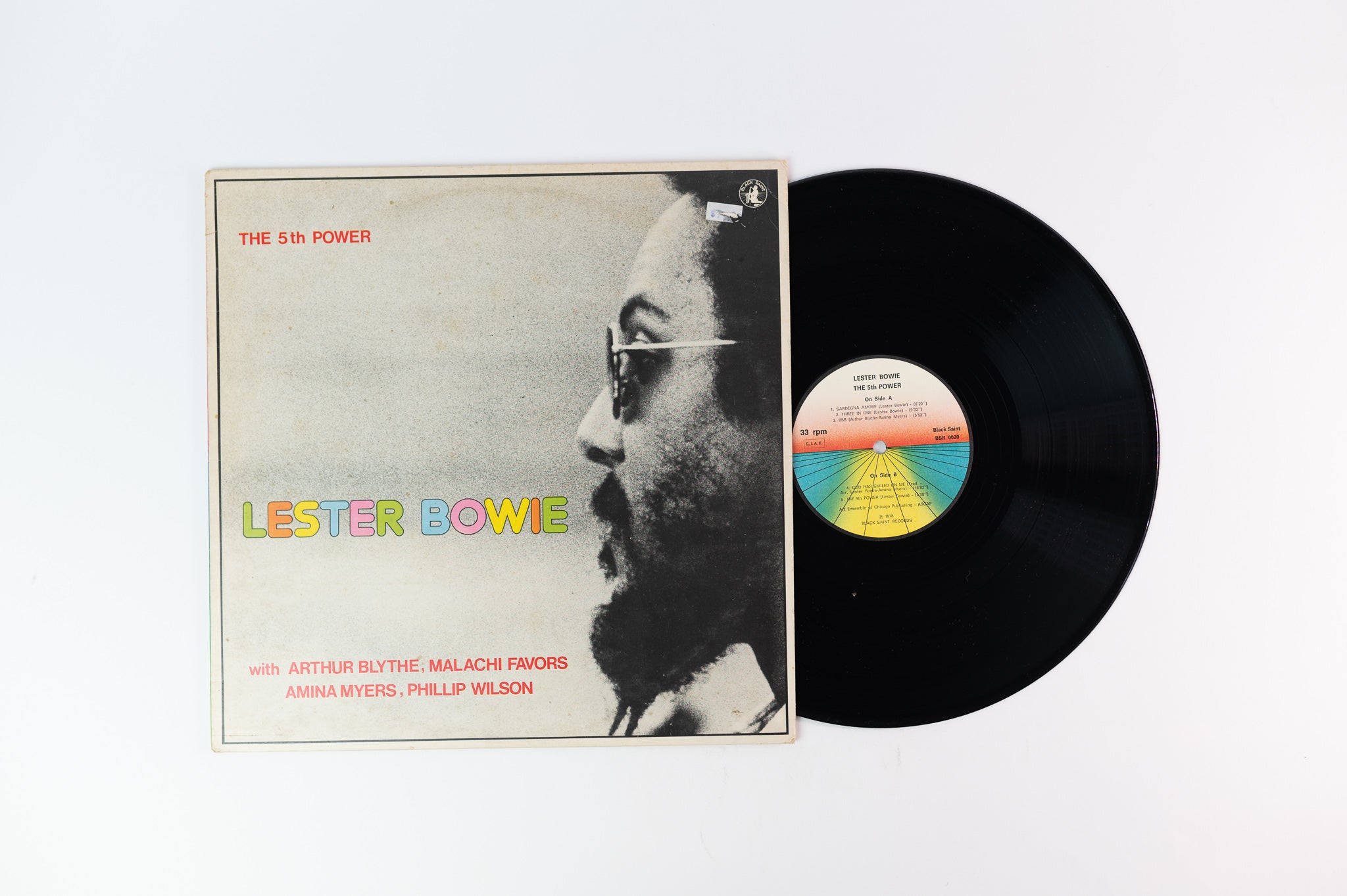 Lester Bowie - The 5th Power on Black Saint Italian Pressing