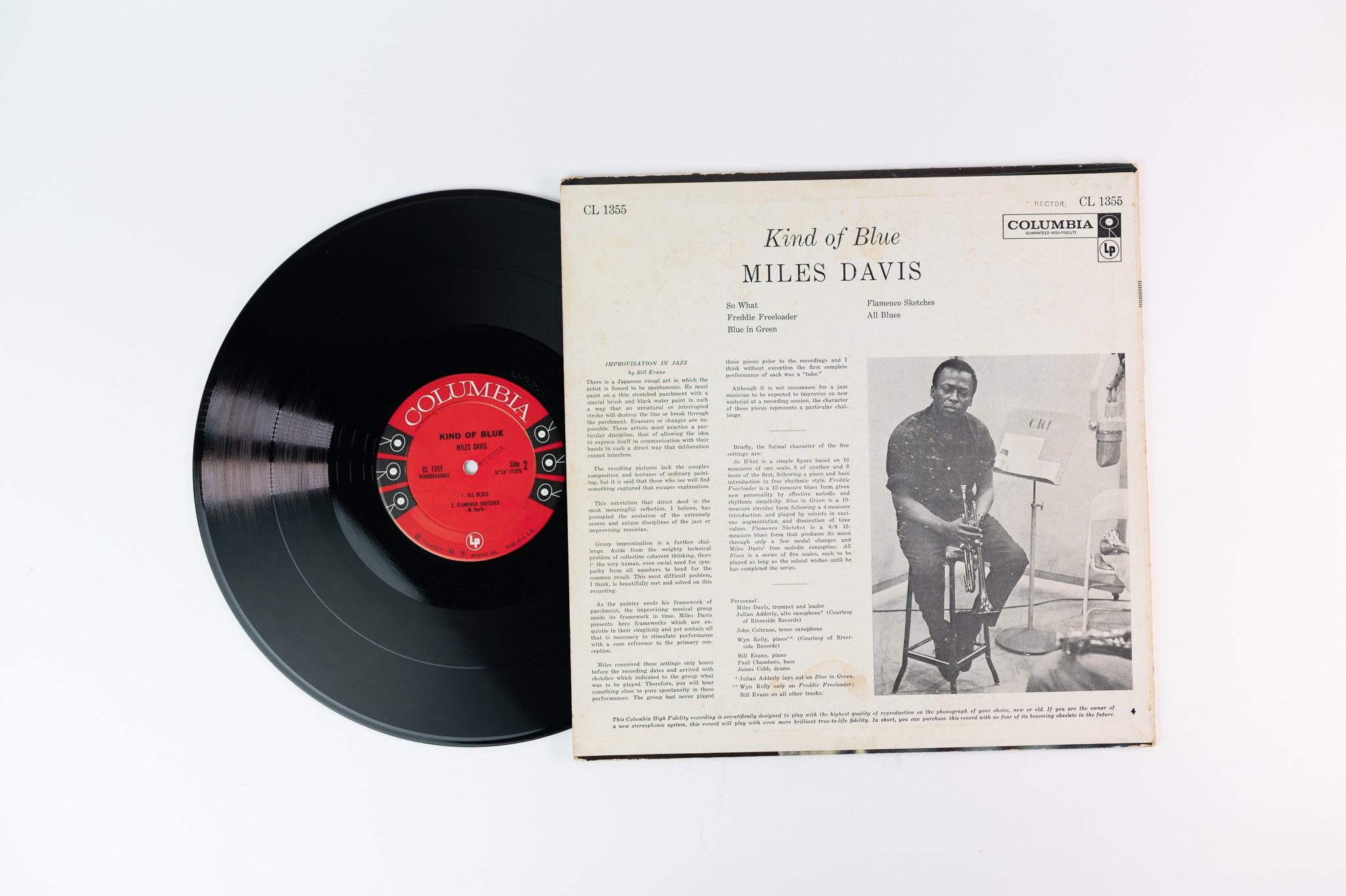 Miles Davis - Kind Of Blue on Columbia Mono 6 Eye