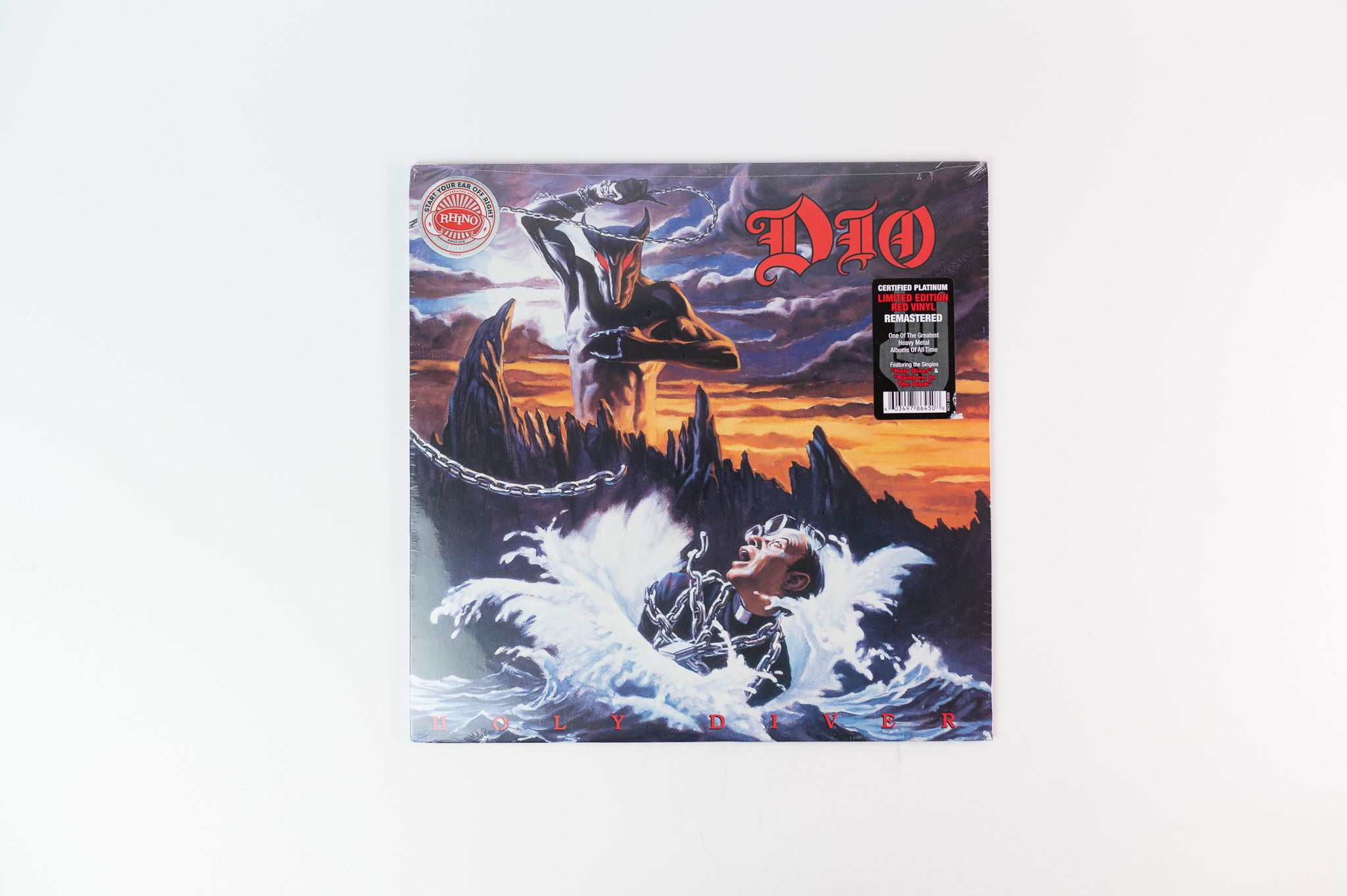 Dio - Holy Diver on Warner Bros. Limited Remastered Red Vinyl Reissue Sealed
