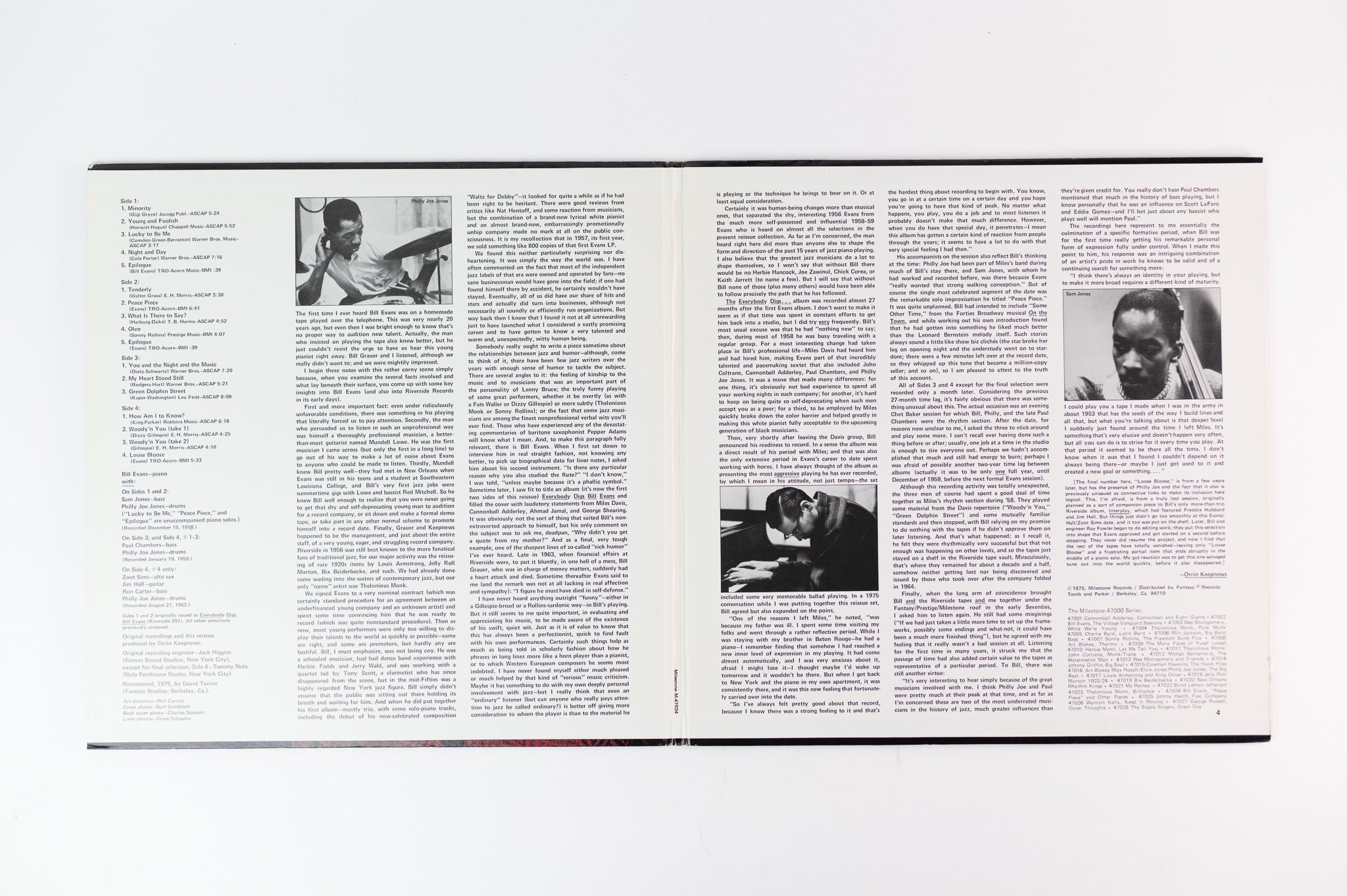 Bill Evans - Peace Piece And Other Pieces on Milestone