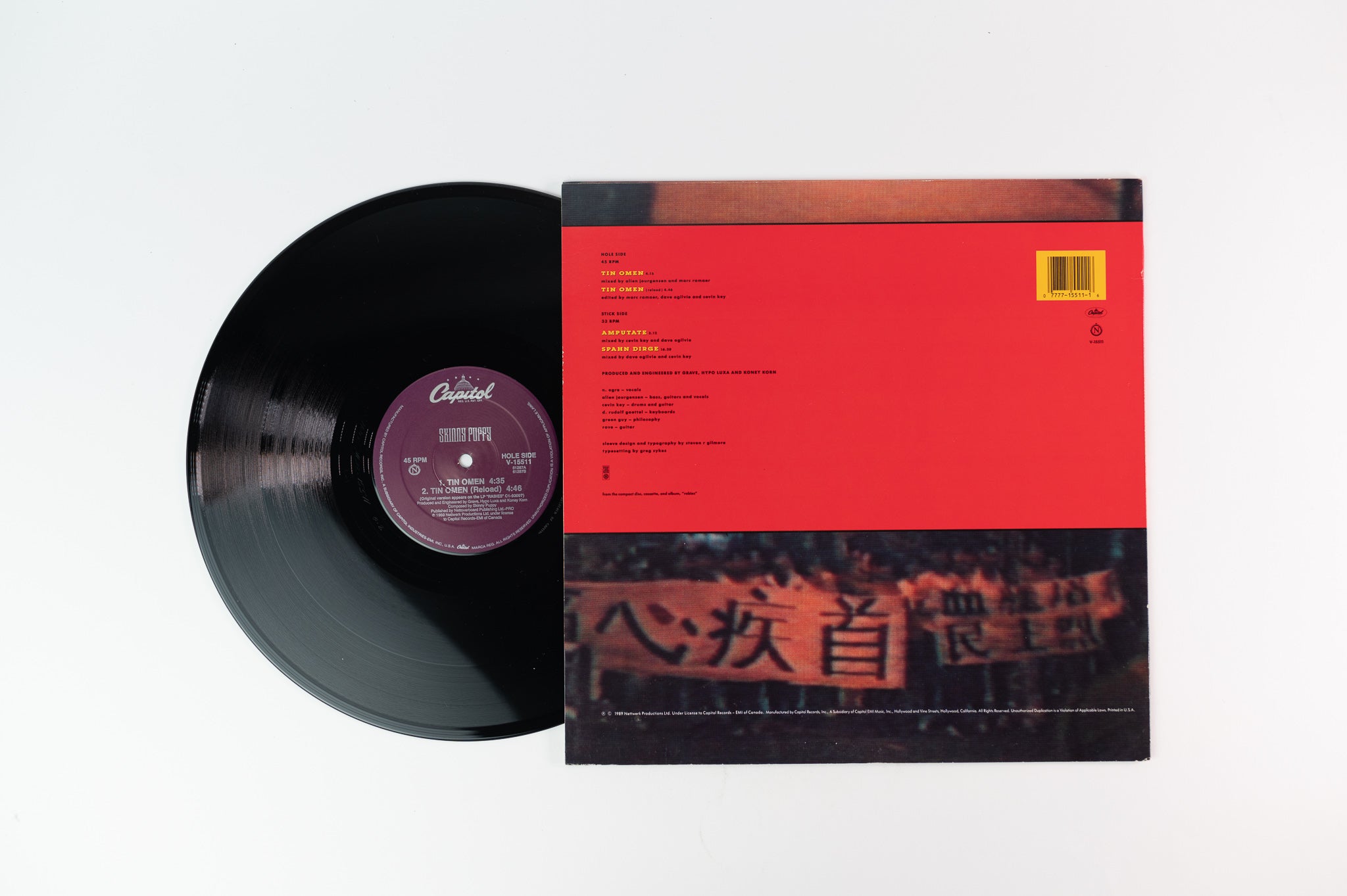 Skinny Puppy - Tin Omen (Twelve Inch Remixes) on Capitol