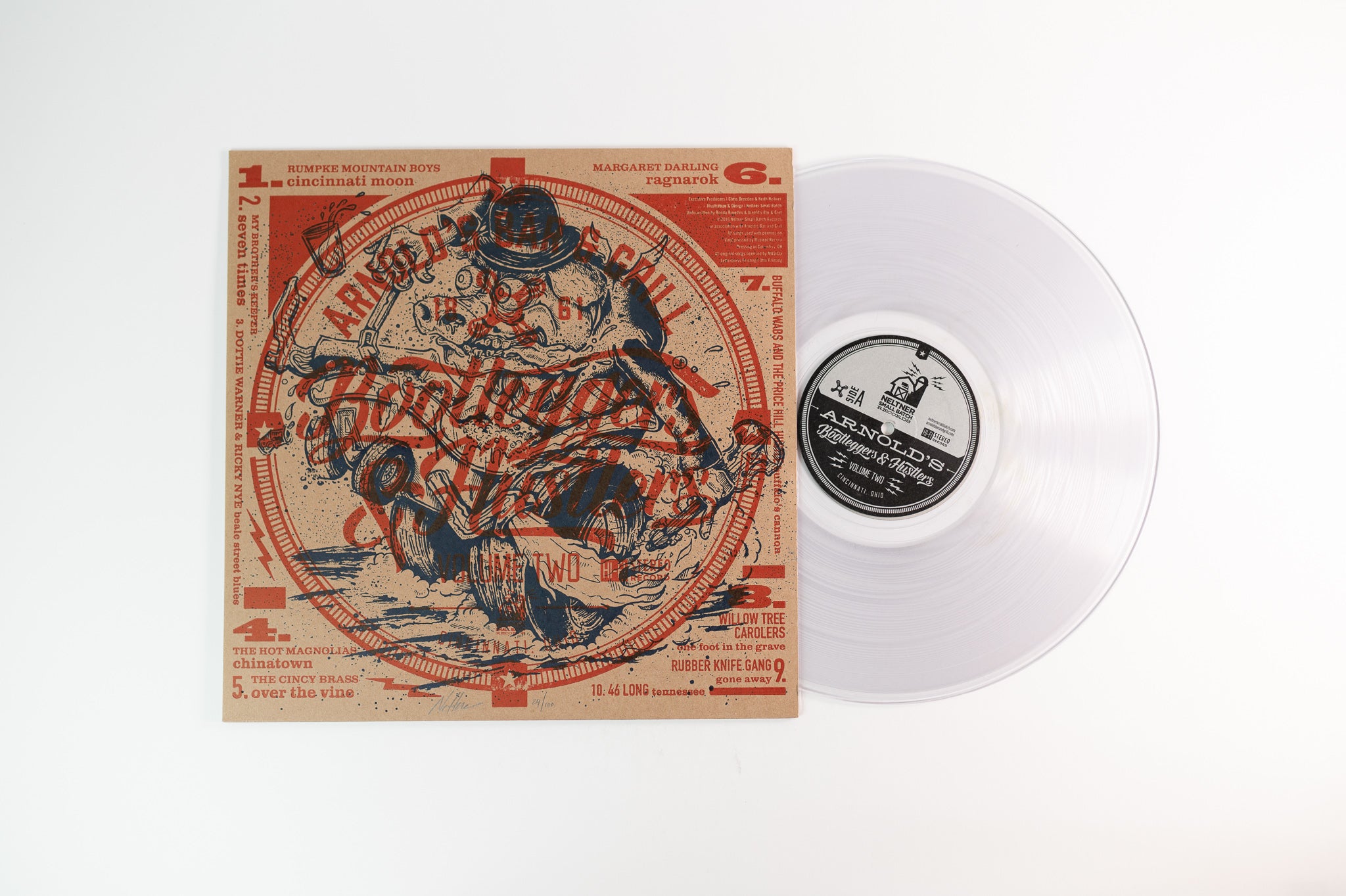 Various - Bootleggers & Hustlers Volume Two on Nelter Small Batch Records - Clear Vinyl