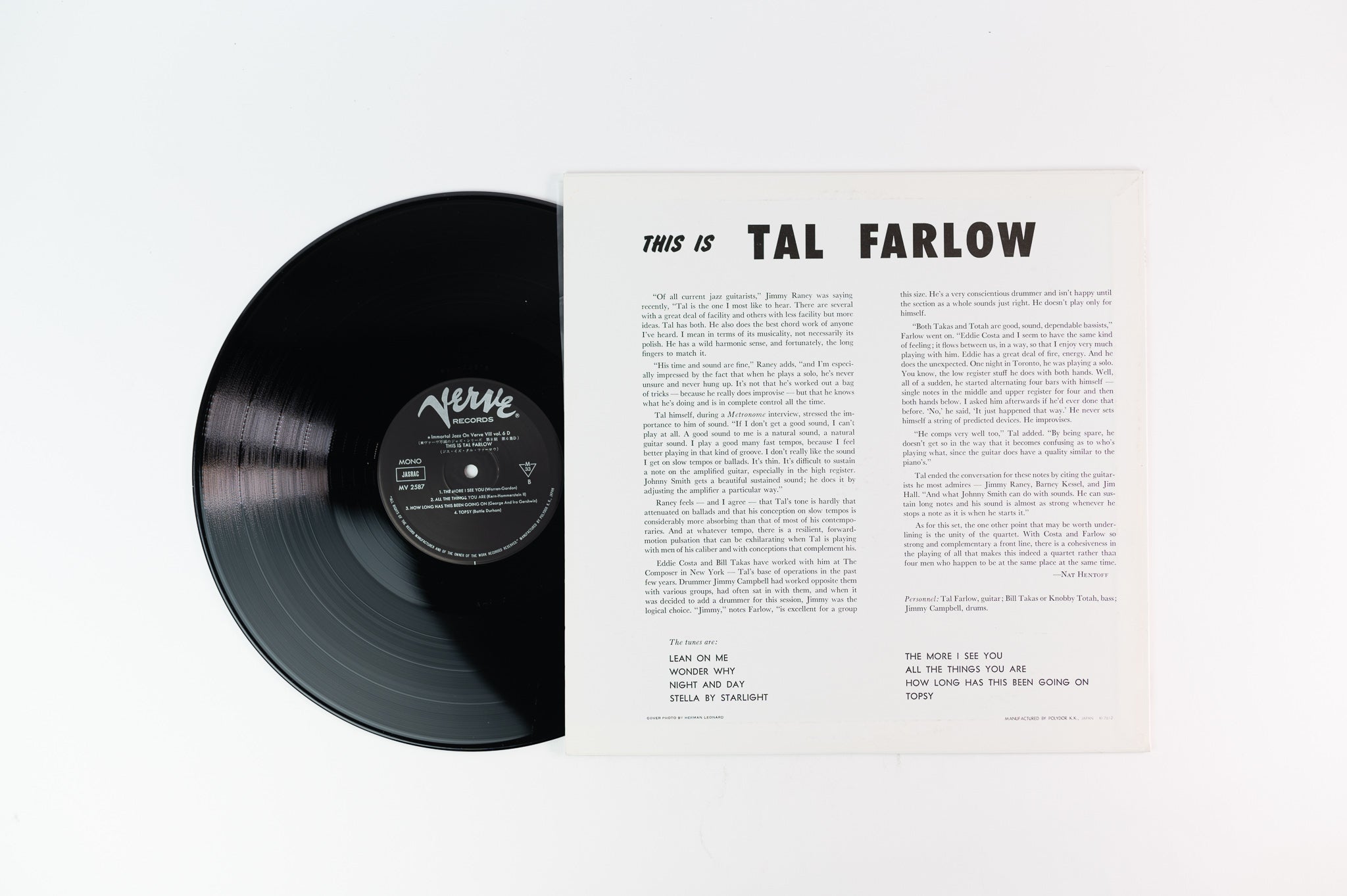 Tal Farlow - This Is Tal Farlow on Verve Japanese Reisue