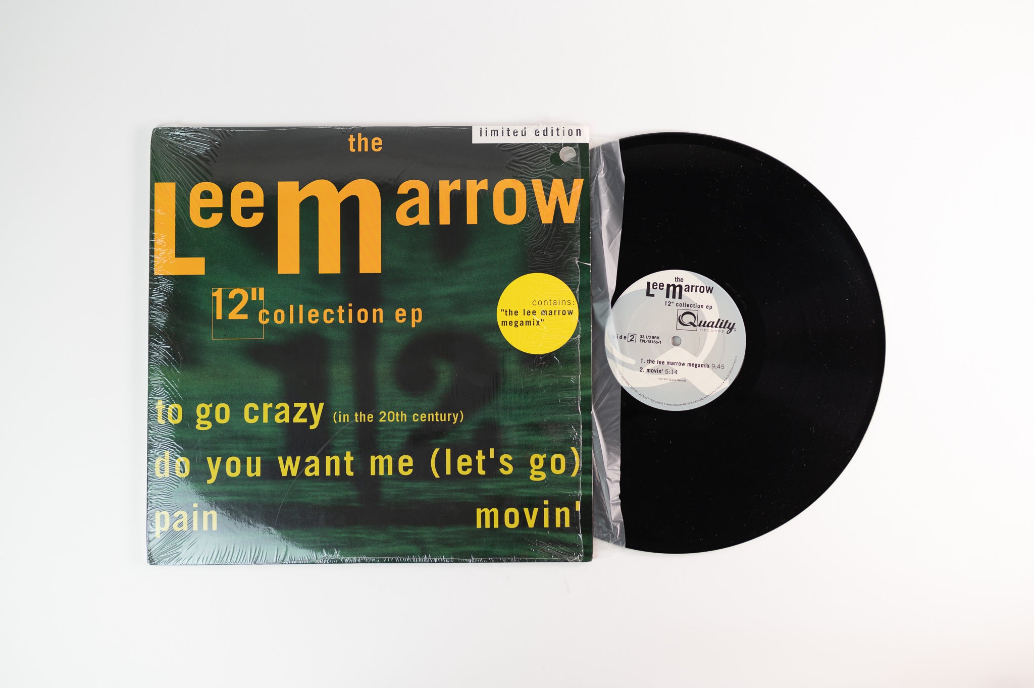 Lee Marrow - The 12'' Collection EP on Quality Music
