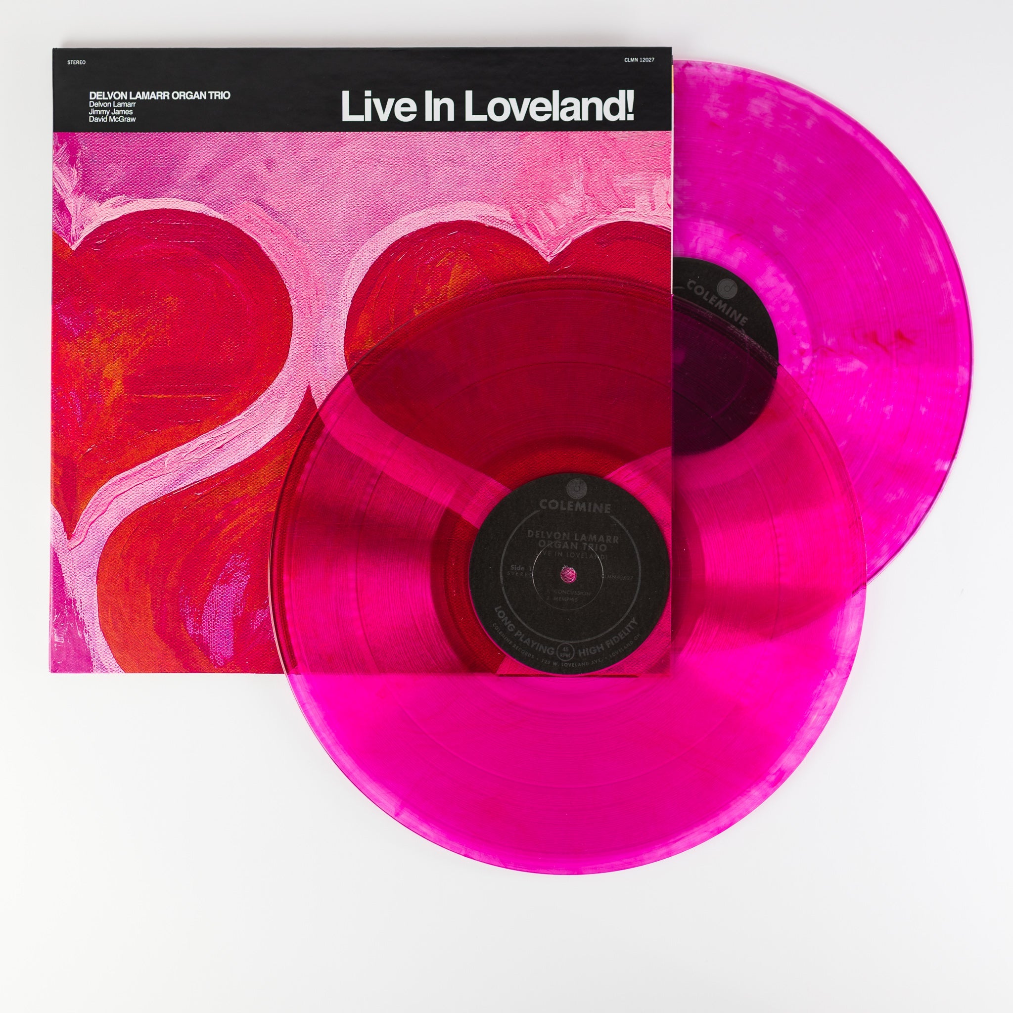 [UNSEALED] Delvon Lamarr Organ Trio - Live In Loveland! [2-lp Pink Vinyl]