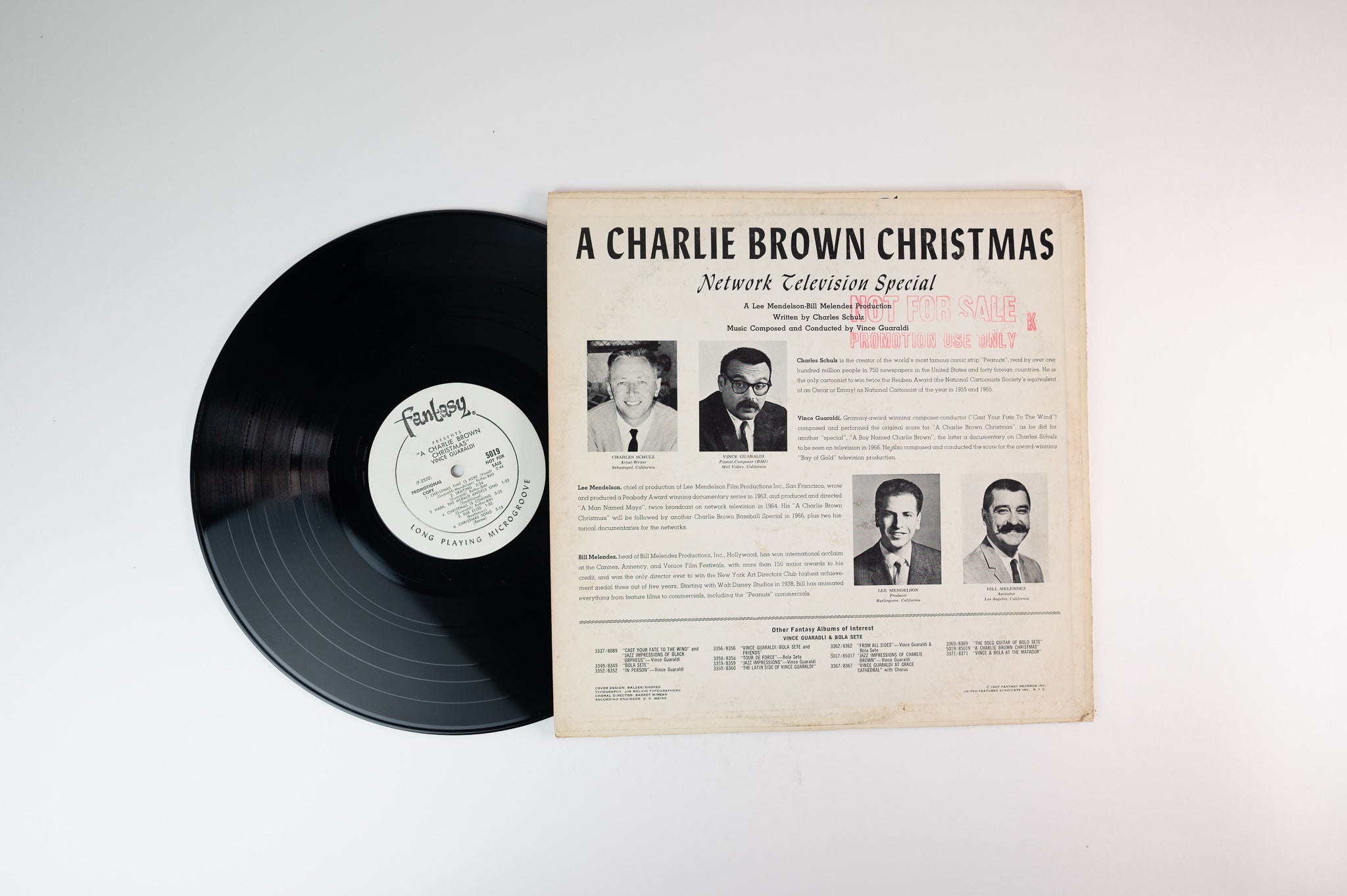 Vince Guaraldi - A Charlie Brown Christmas on Fantasy Promo